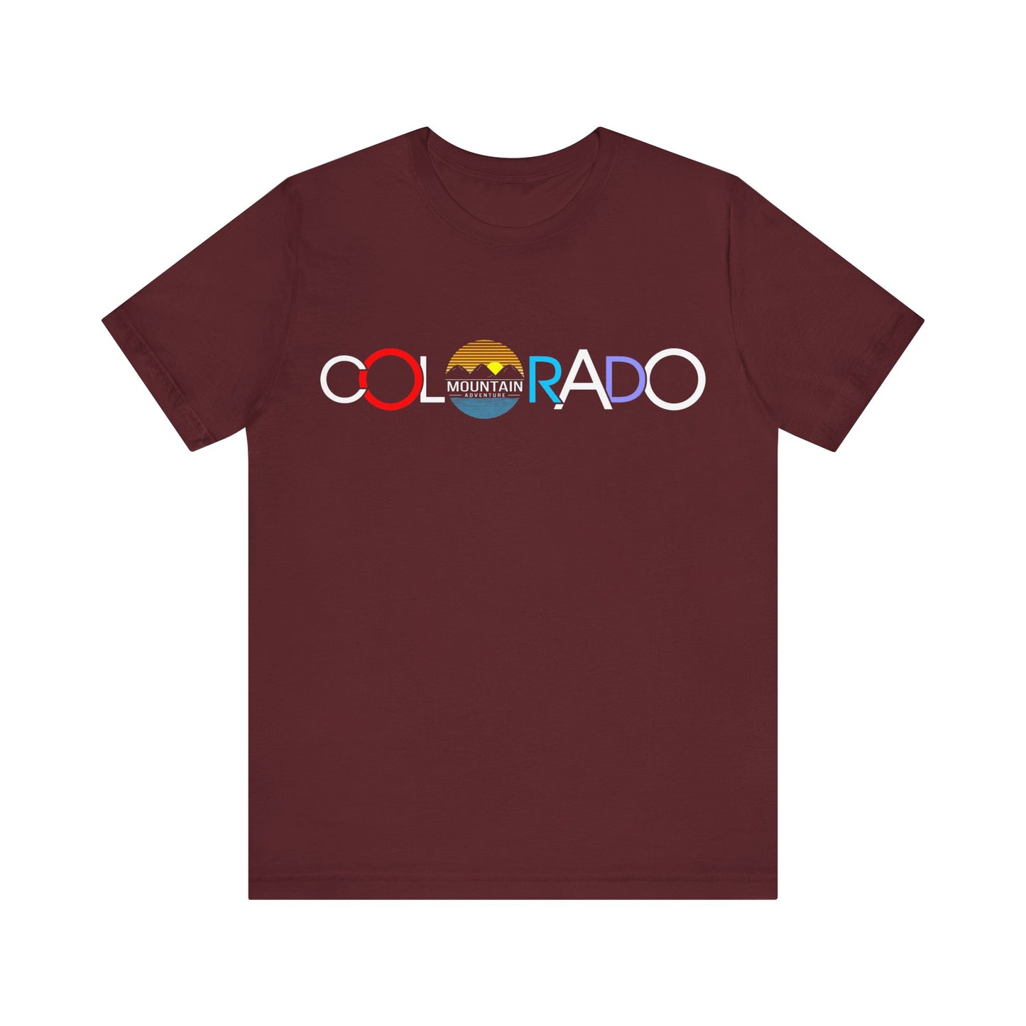 Colorado Mountain Adventure T-Shirt, Colorado, Typography T-Shirt