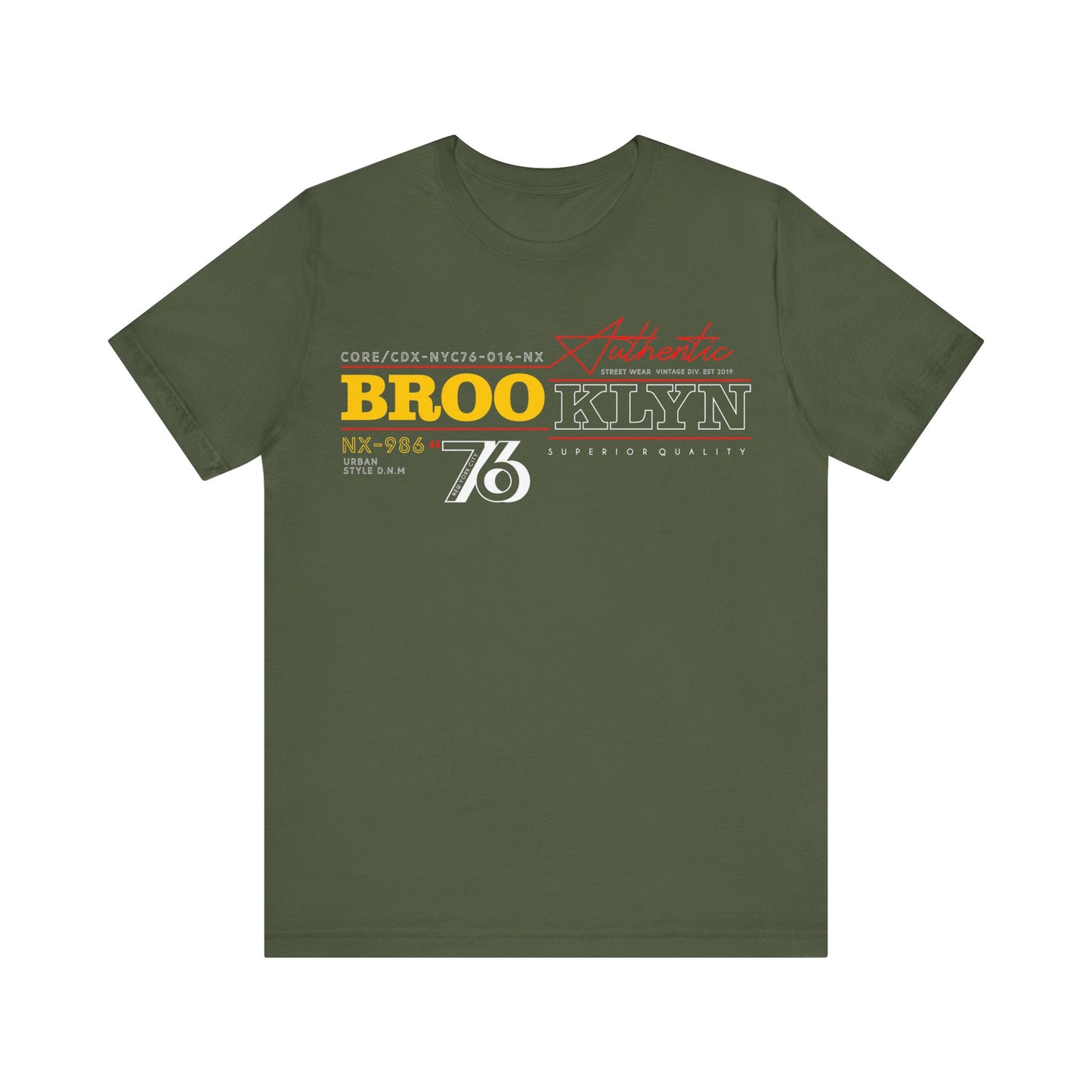 Brooklyn 55, Typography T-Shirt, Brooklyn, New York, NY