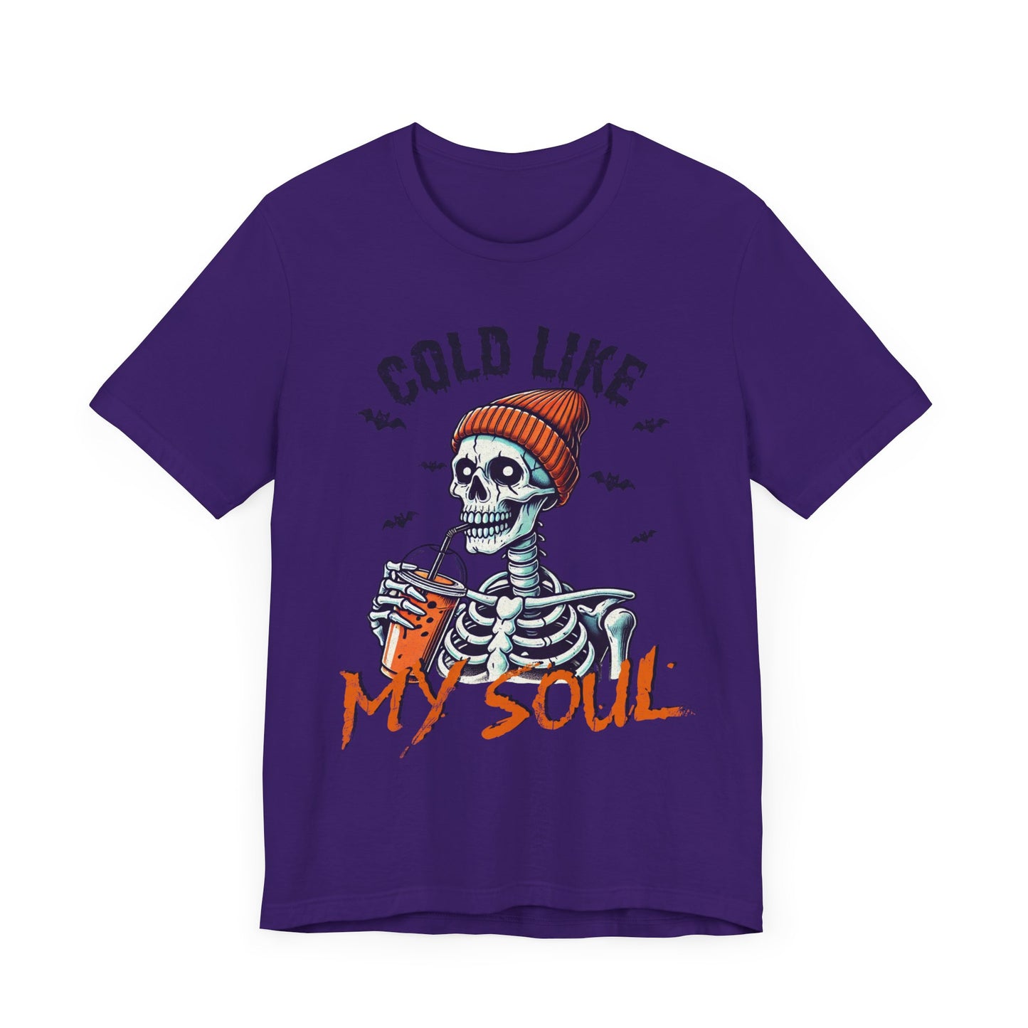 Cold Like My Soul T-Shirt, Halloween, Scary, Funny, Retro