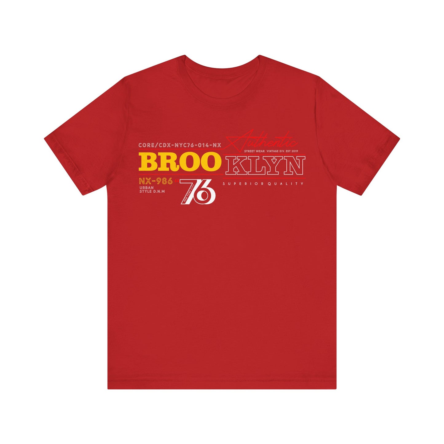 Brooklyn 55, Typography T-Shirt, Brooklyn, New York, NY