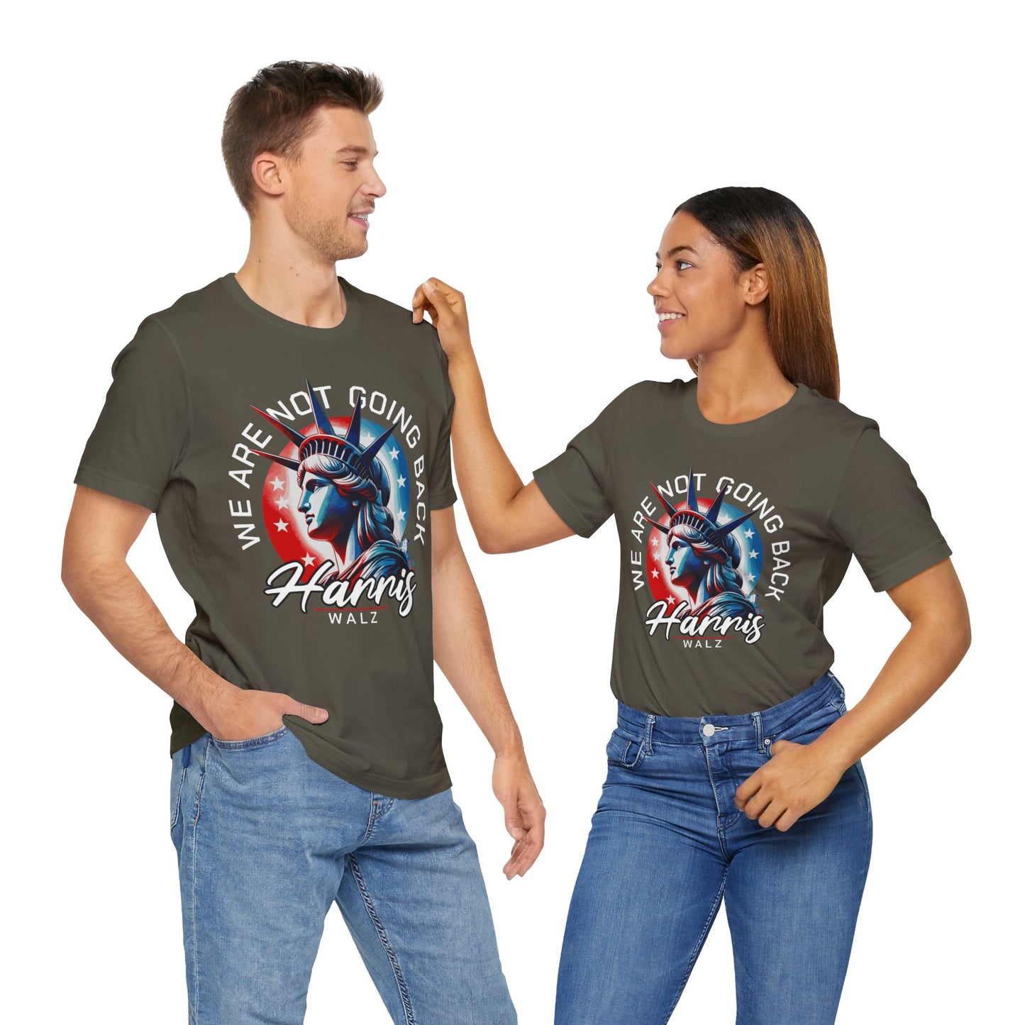 Harris Walz, We Are Not Going Back T-Shirt, Politics, Vote, Election, Democrat
