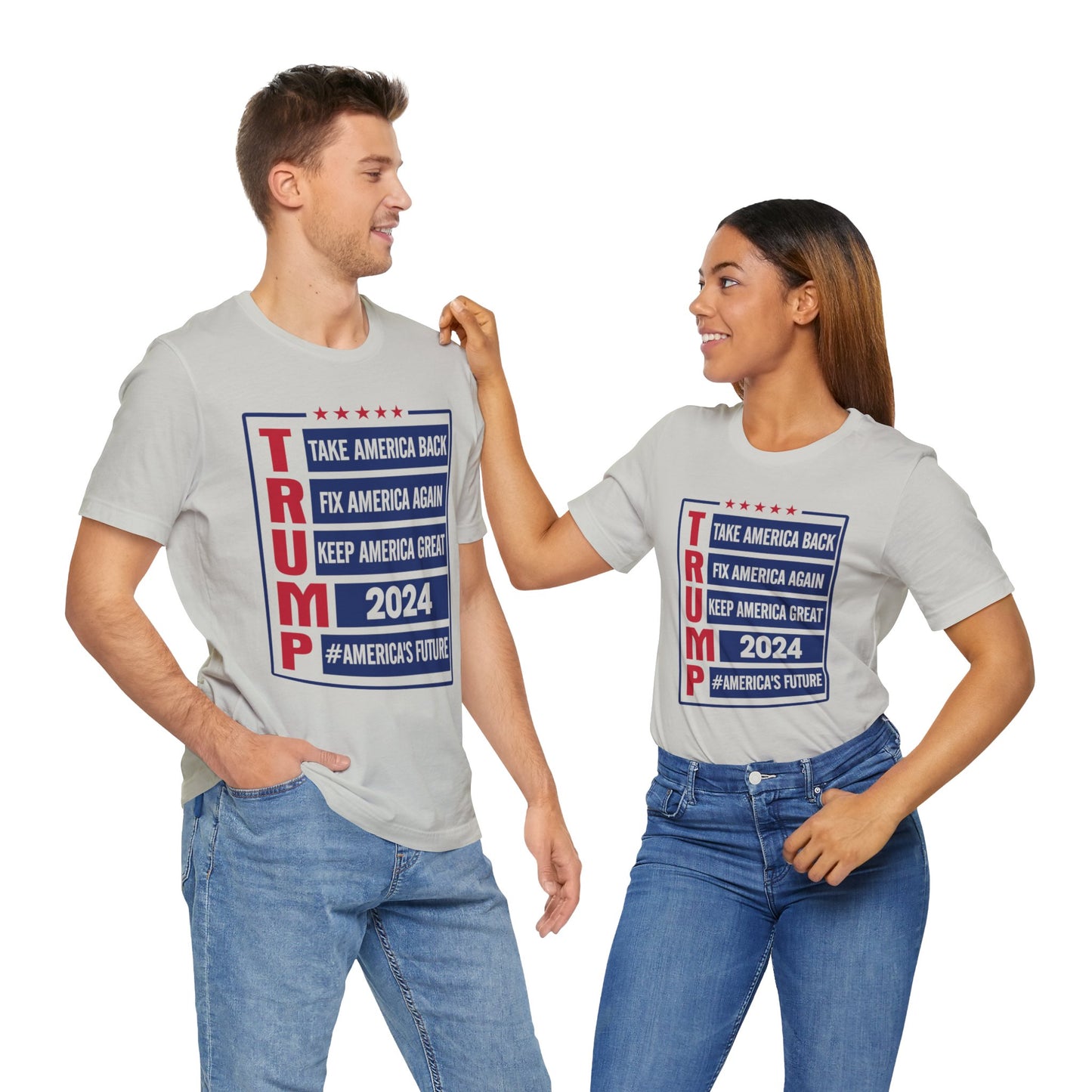 Trump 2024 America's Future T-Shirt, Politics, Vote, Election, Republican