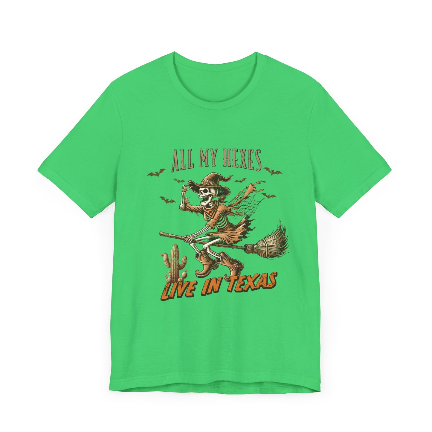 All My Hexes Live in Texas T-Shirt, Halloween, Scary, Funny, Retro