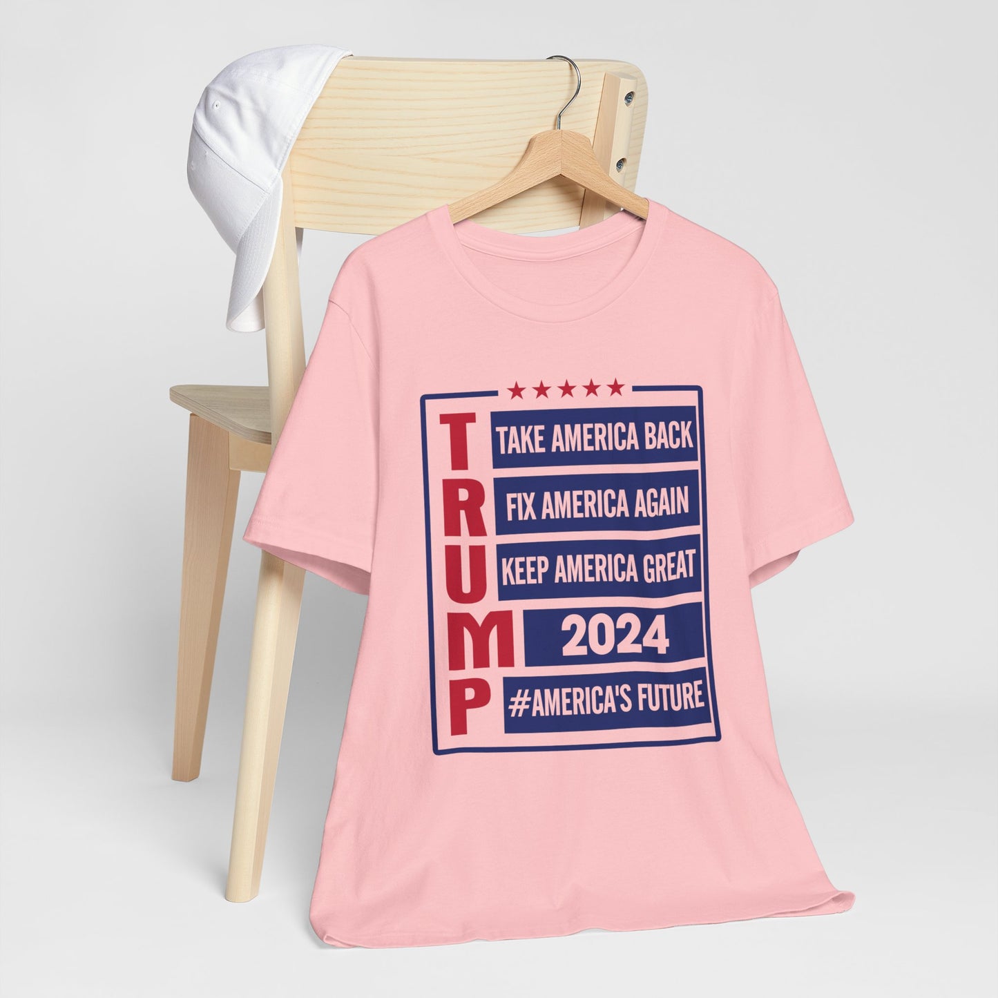 Trump 2024 America's Future T-Shirt, Politics, Vote, Election, Republican