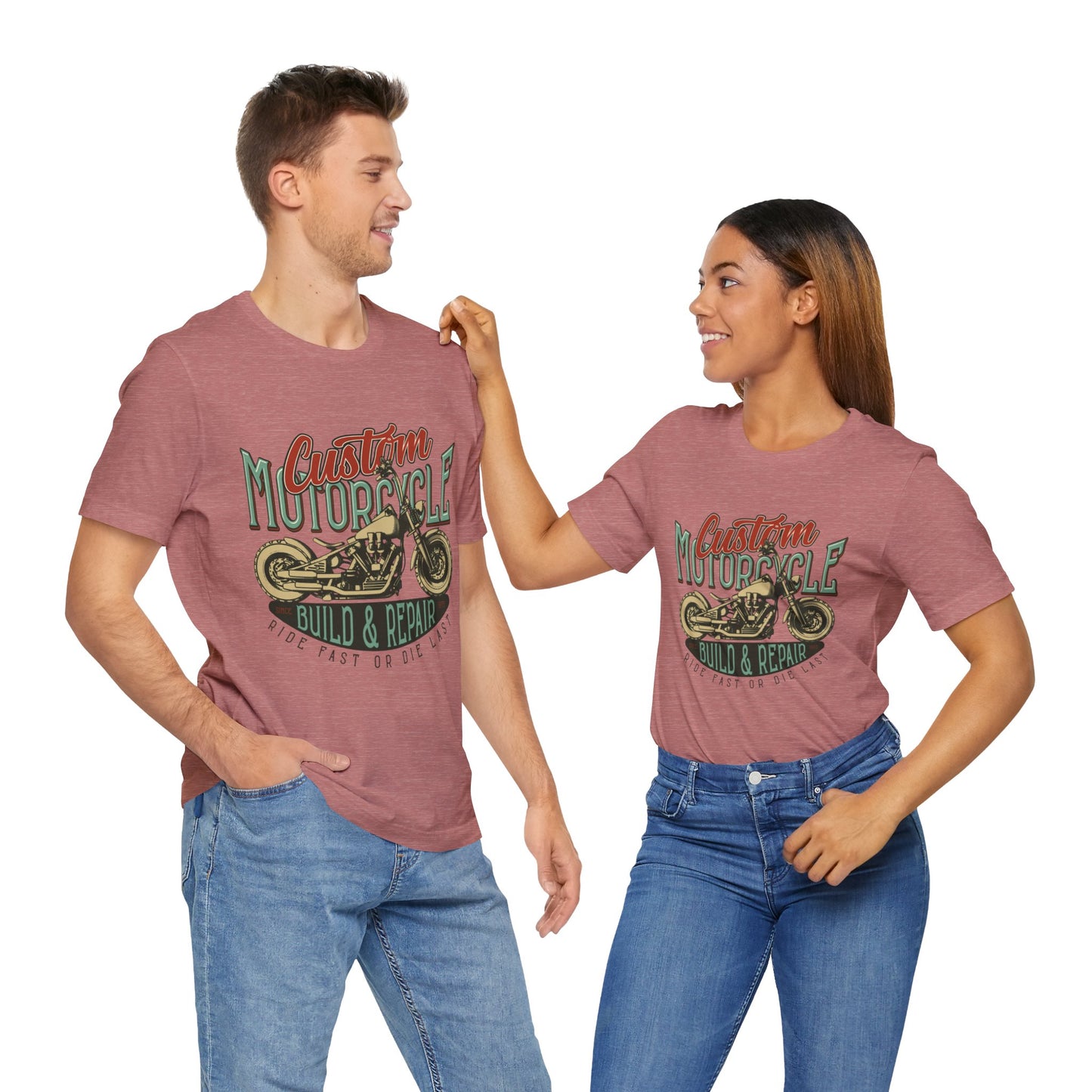 Custom Motorcycle Ride Fast or Die Last T-Shirt, MC, Motorcycle, Bikers T-Shirt