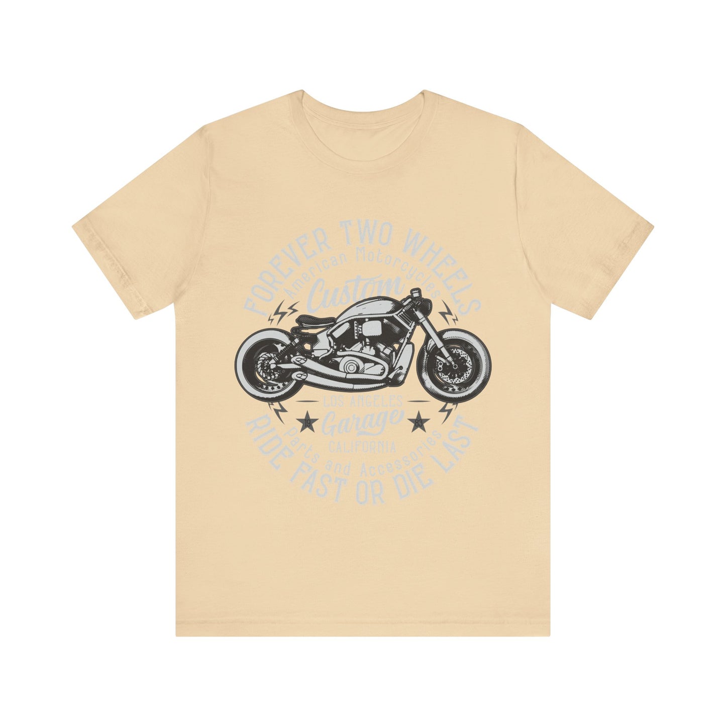 Forever Two Wheels T-Shiert, Motorcycle, Bikes, MC