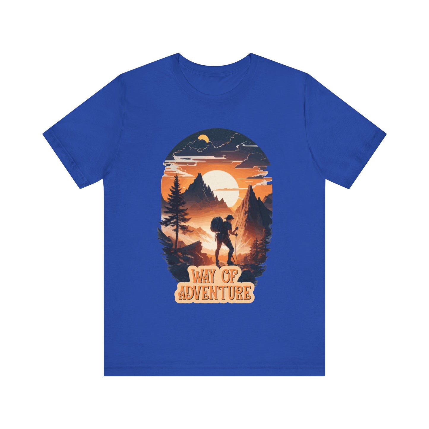 Way of Adventure T-Shirt, Adventure Hiking T-Shirt, Way of Adventure Design 01, Outdoors, Mountain Hike T-Shirt