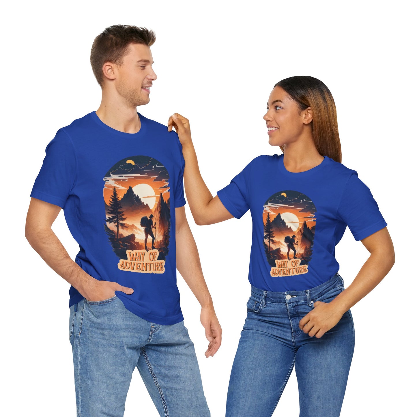 Way of Adventure T-Shirt, Adventure Hiking T-Shirt, Way of Adventure Design 01, Outdoors, Mountain Hike T-Shirt