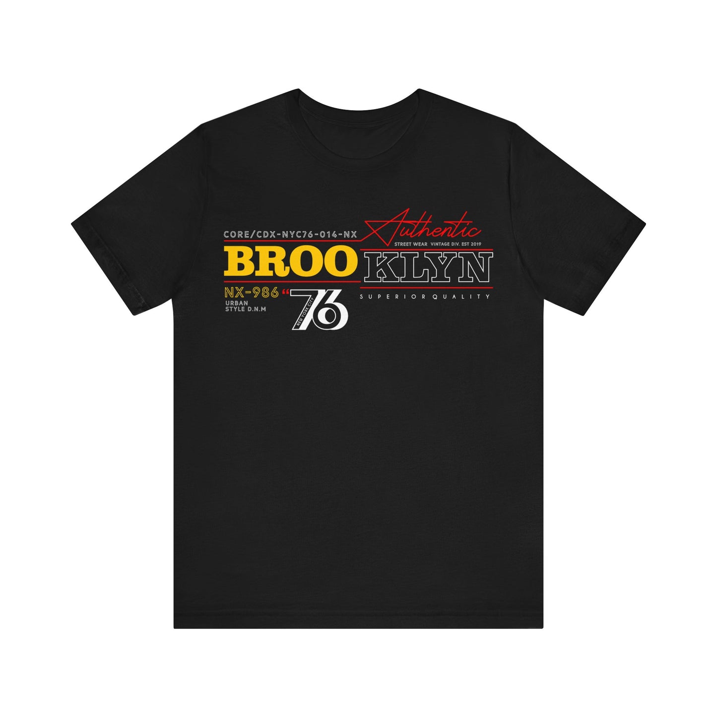Brooklyn 55, Typography T-Shirt, Brooklyn, New York, NY