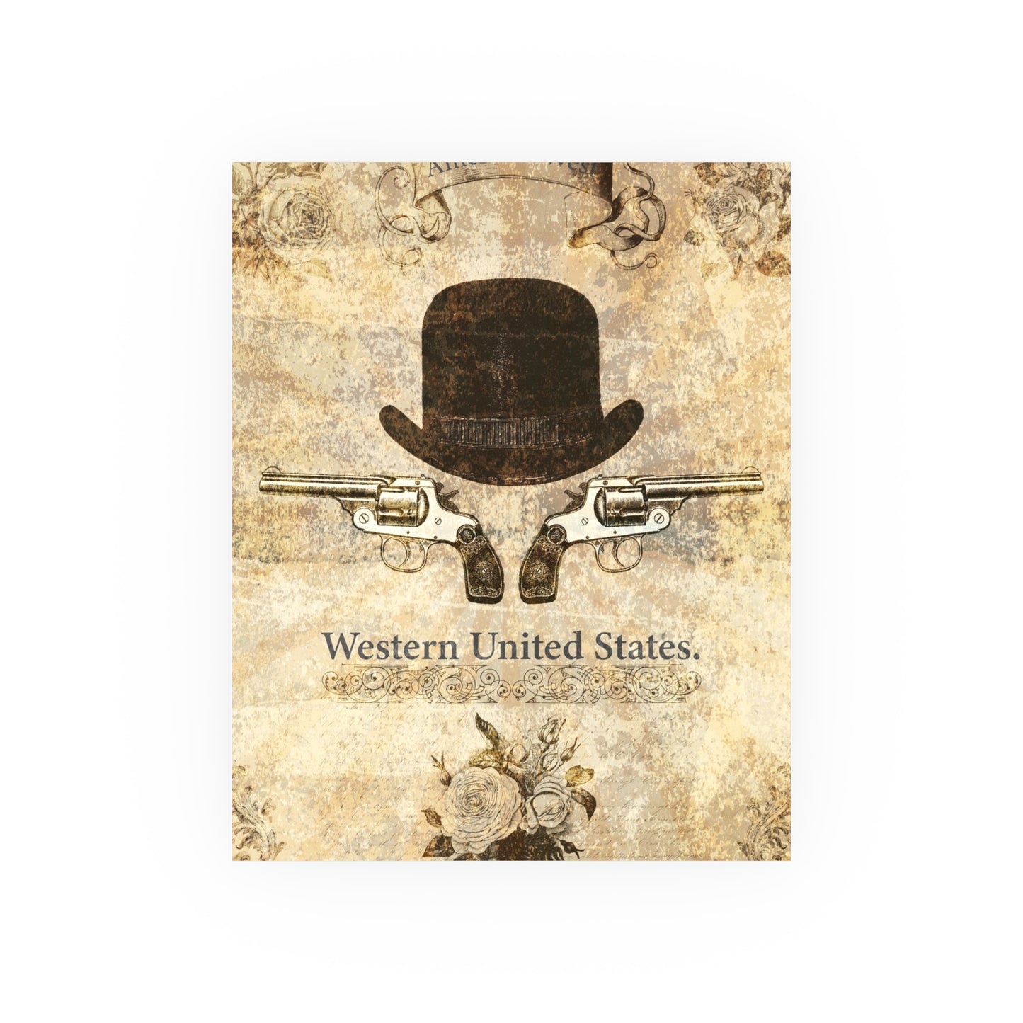 Western United States, Satin or Archival Matte Poster