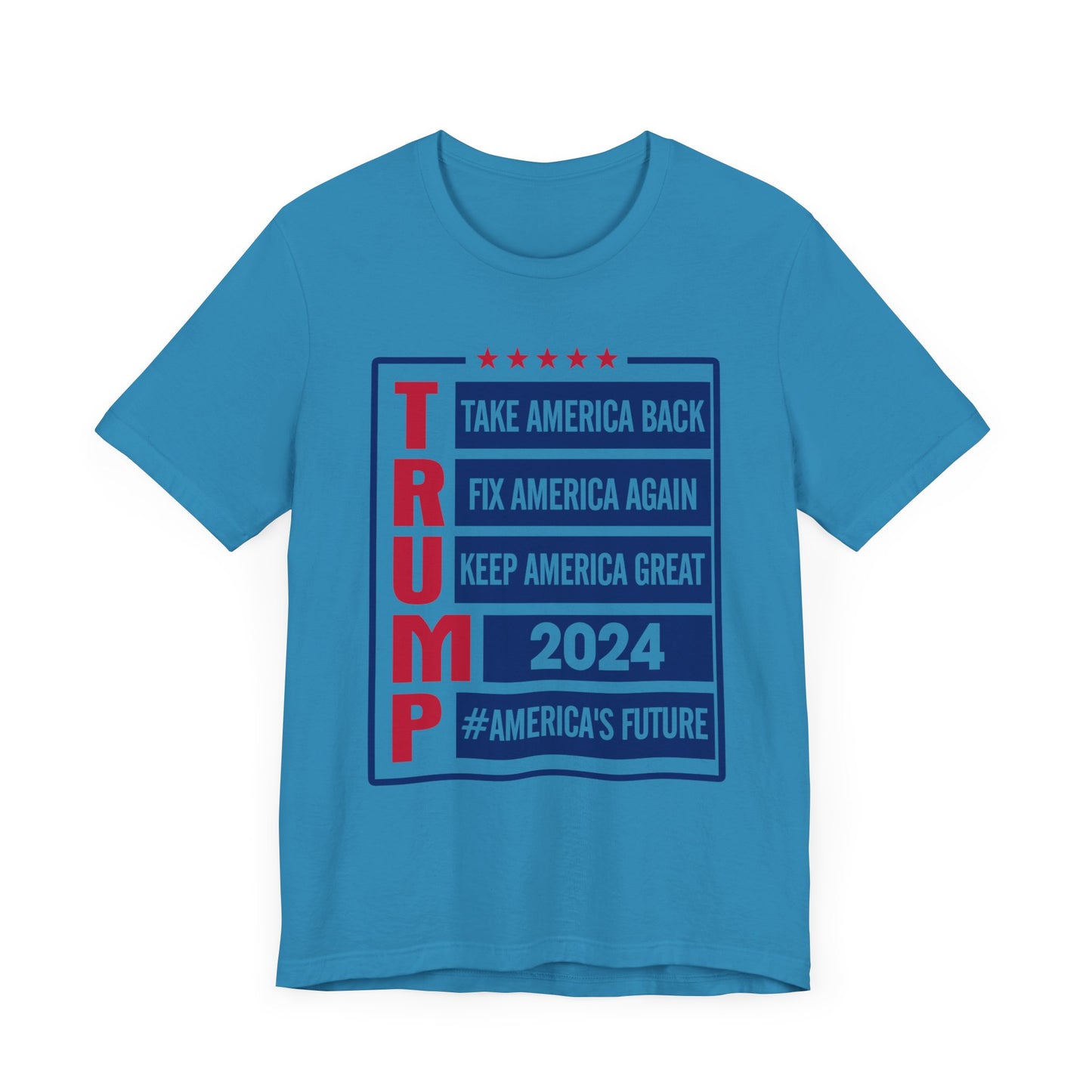 Trump 2024 America's Future T-Shirt, Politics, Vote, Election, Republican