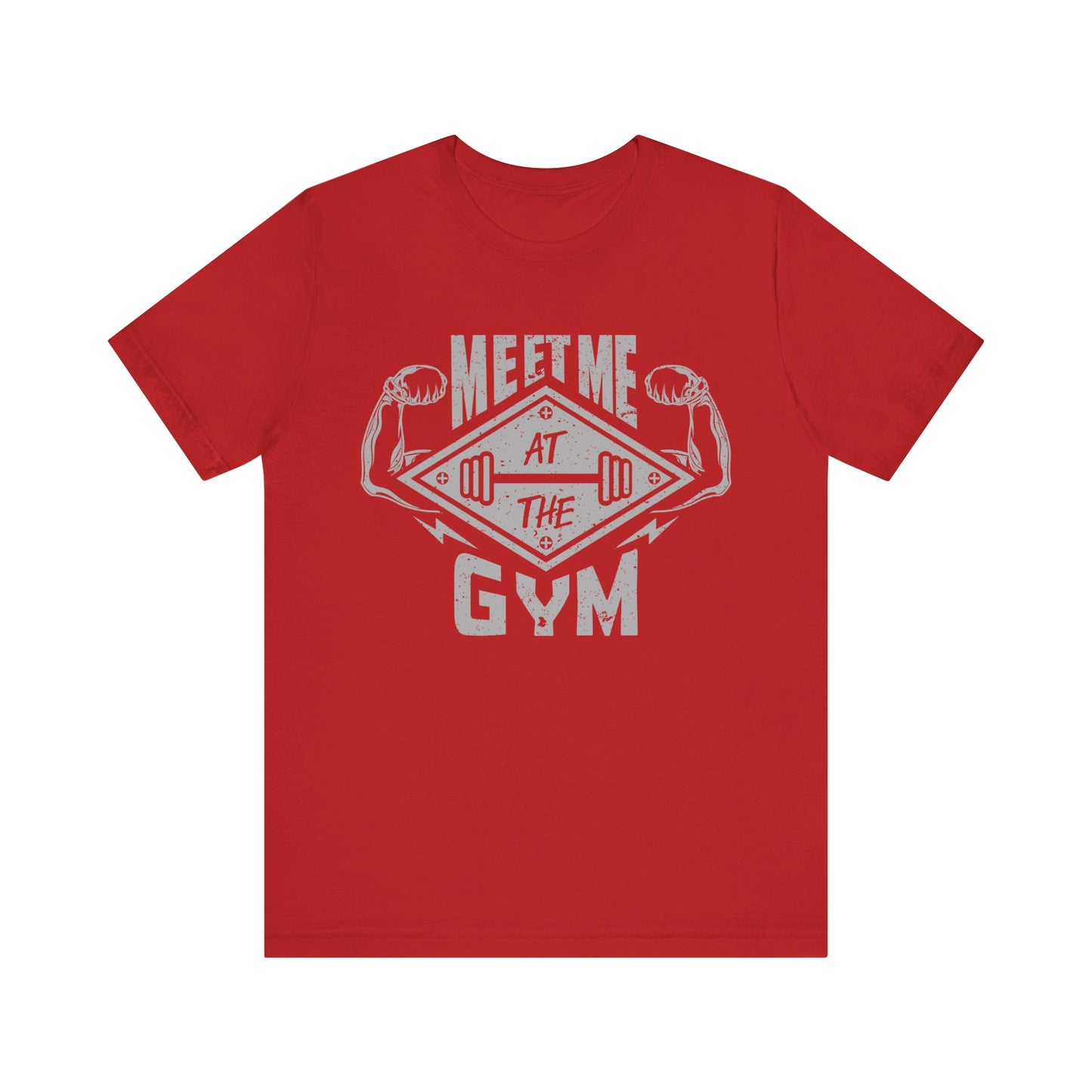 Meet Me At The Gym T-Shirt, Gym Workout Fitness T-Shirt