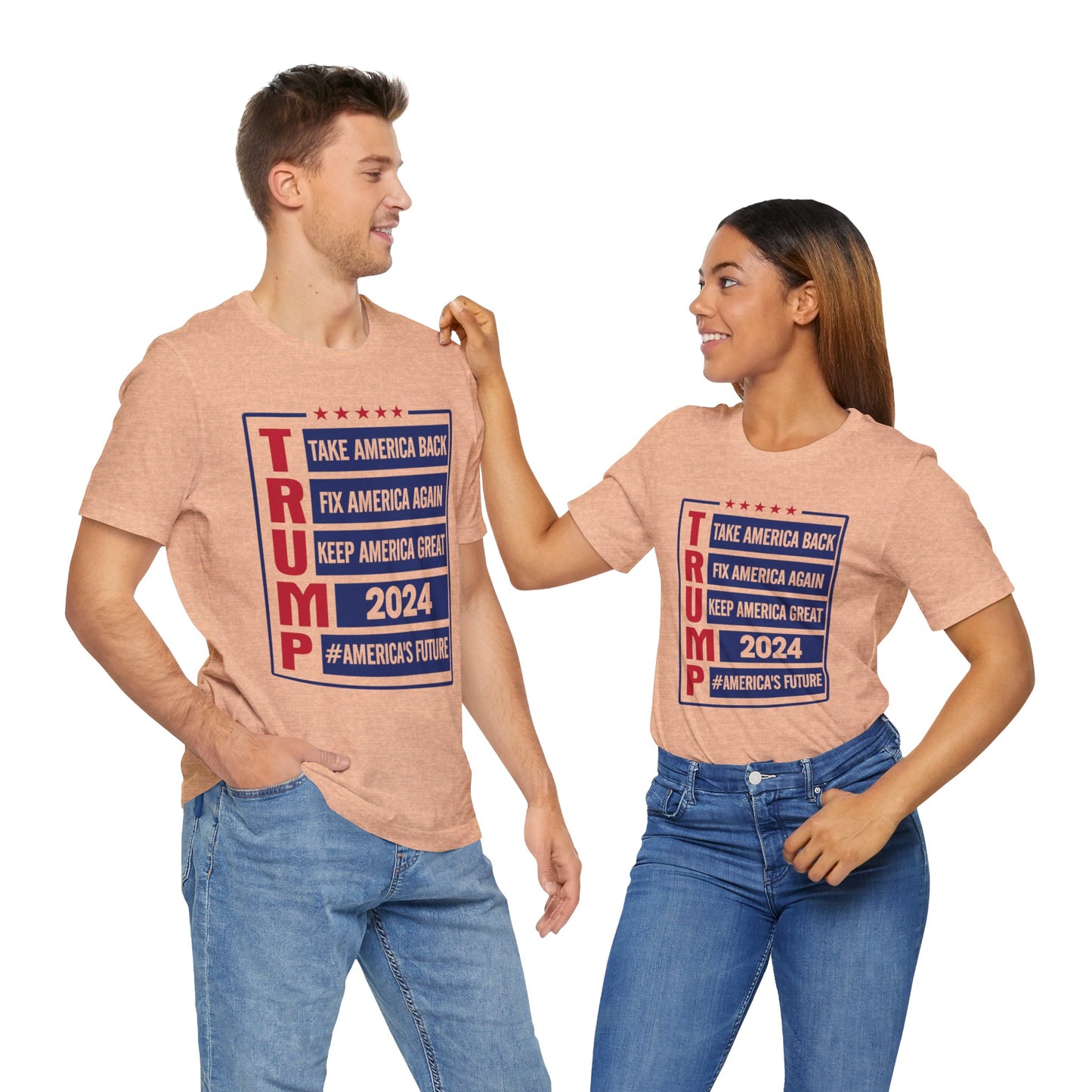 Trump 2024 America's Future T-Shirt, Politics, Vote, Election, Republican