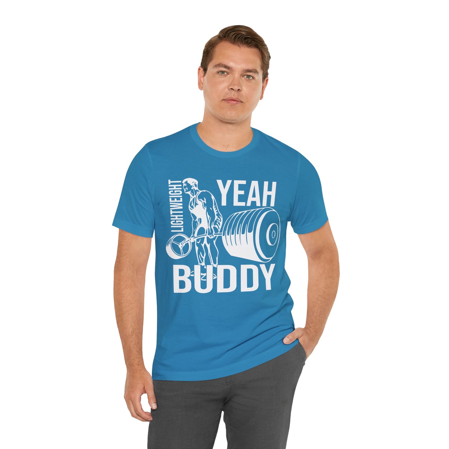Lightweight Yeah Buddy T-Shirt, Gym Workout Fitness T-Shirt