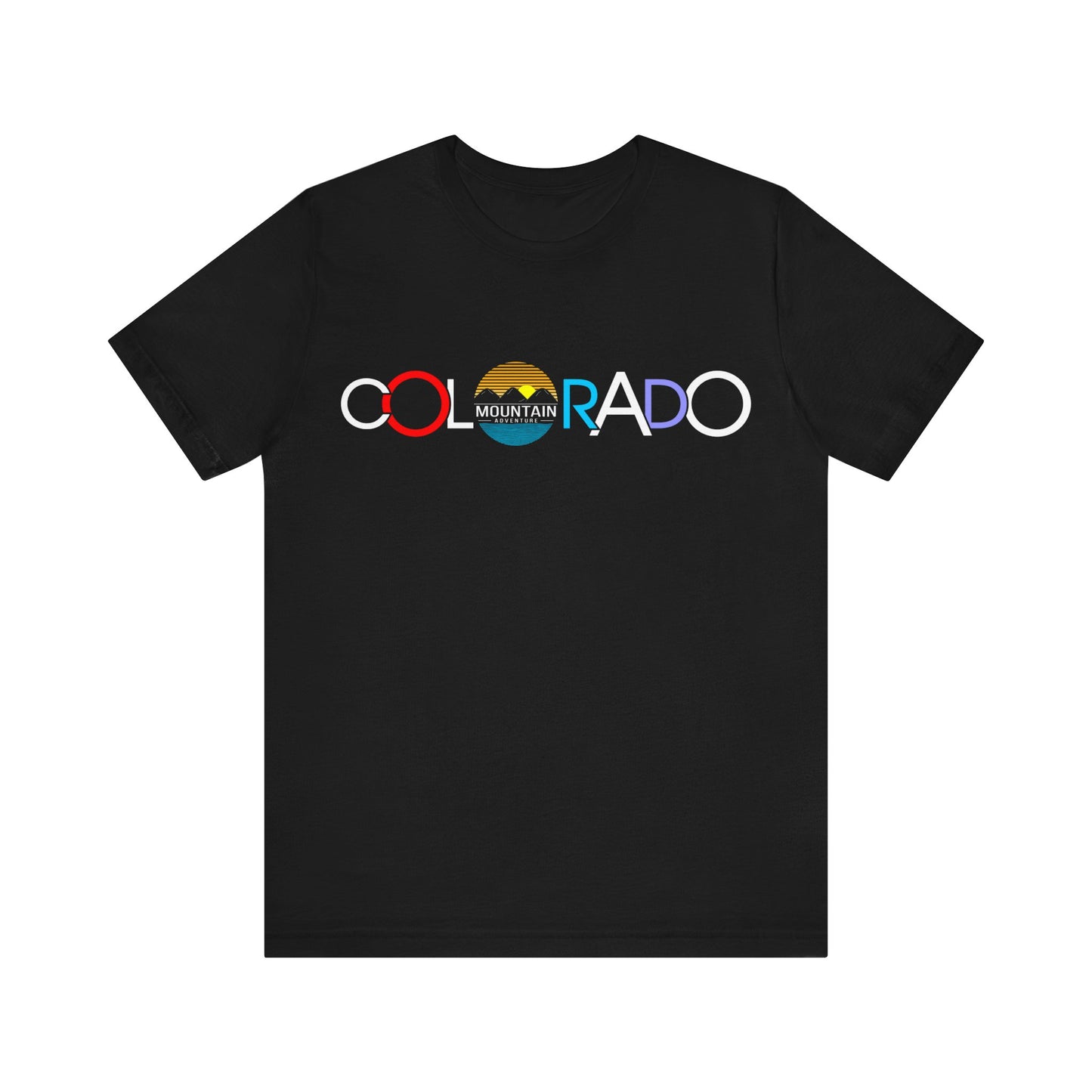 Colorado Mountain Adventure T-Shirt, Colorado, Typography T-Shirt