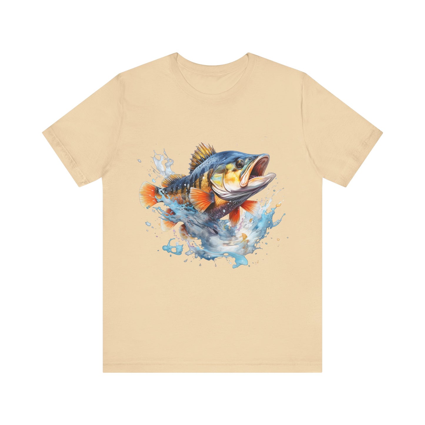 Jumping Fish T-Shirt, Fish Jumping, Fishing Design T-Shirt