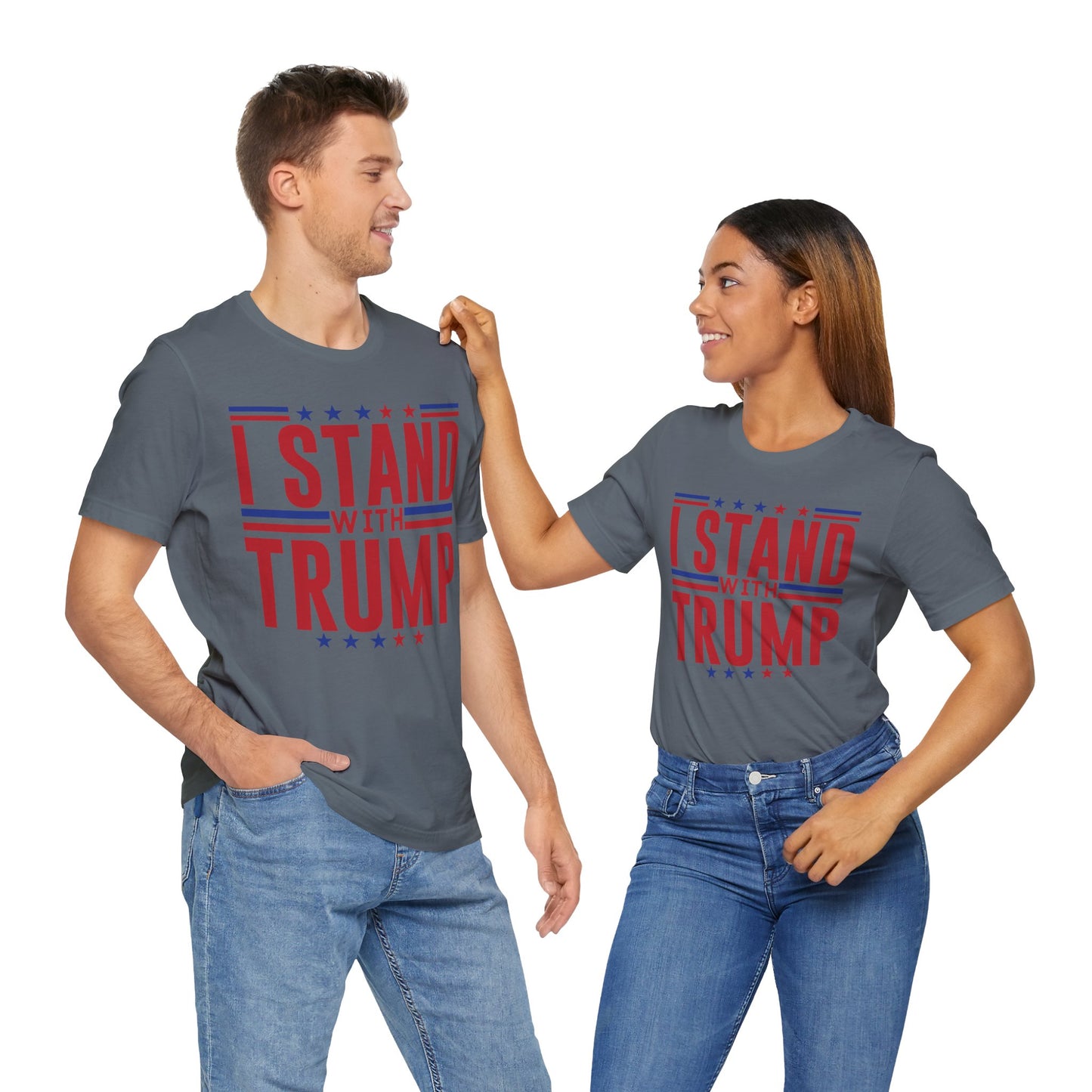 I Stand With Trump T-Shirt, Politics, Vote, Election, Republican