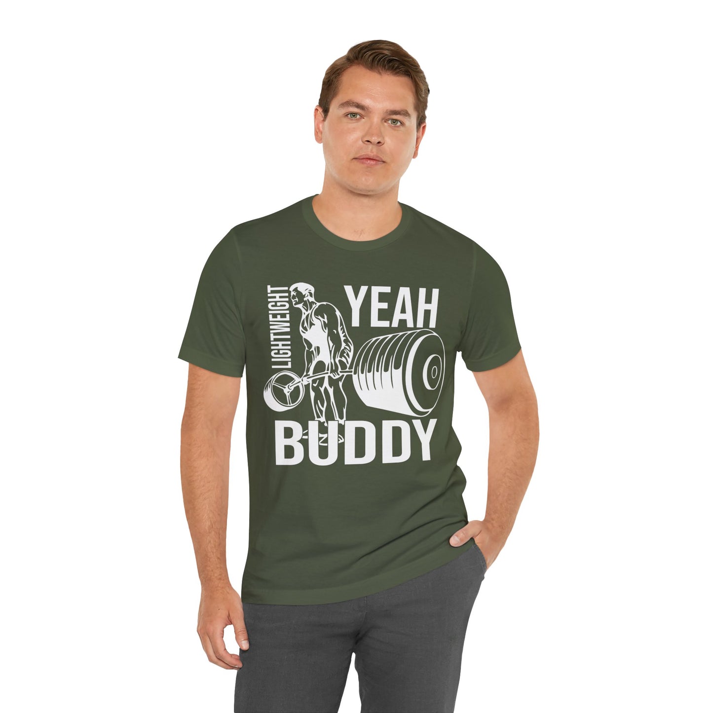 Lightweight Yeah Buddy T-Shirt, Gym Workout Fitness T-Shirt