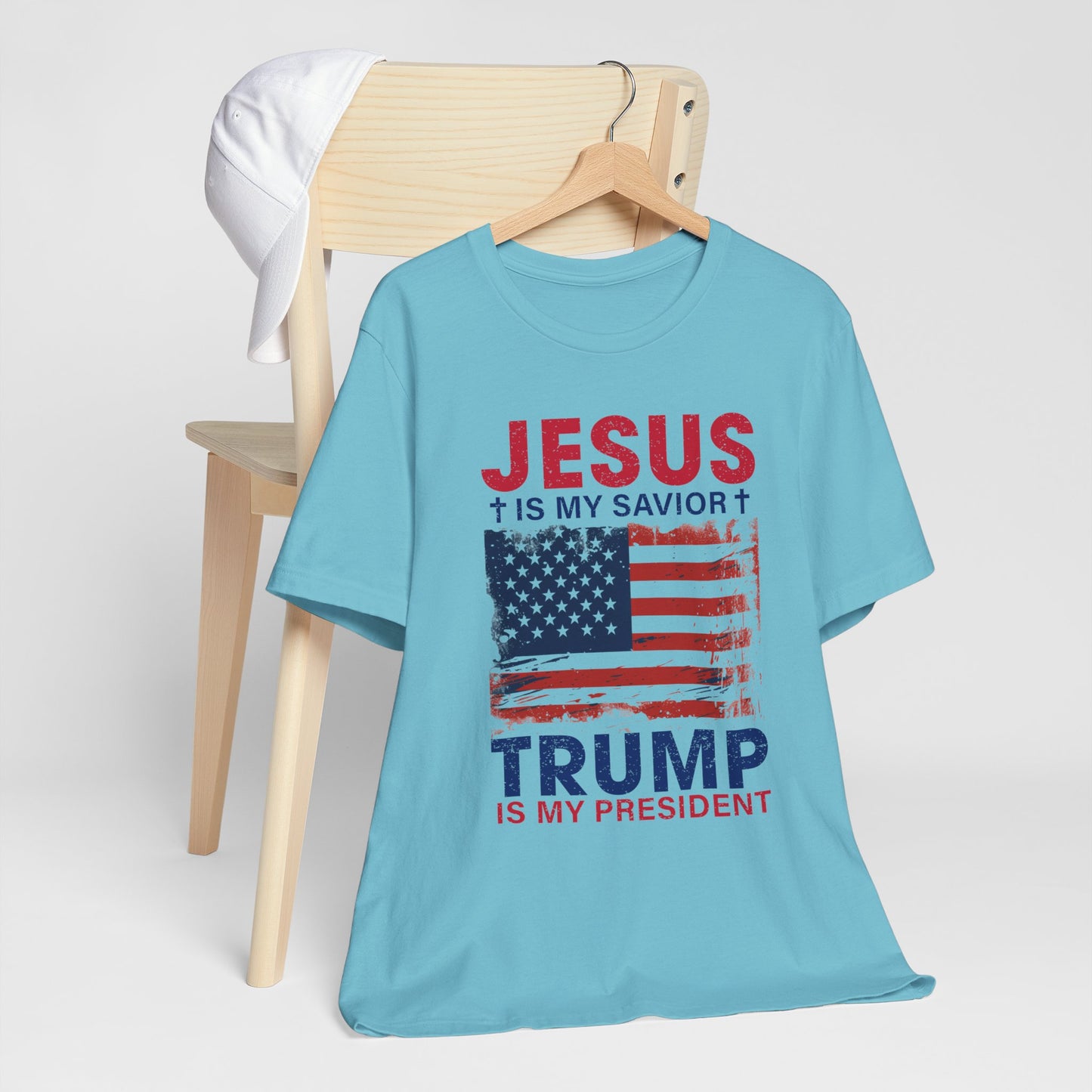 Jesus Is My Savior Trump Is My President T-Shirt, Politics, Vote, Election, Republican