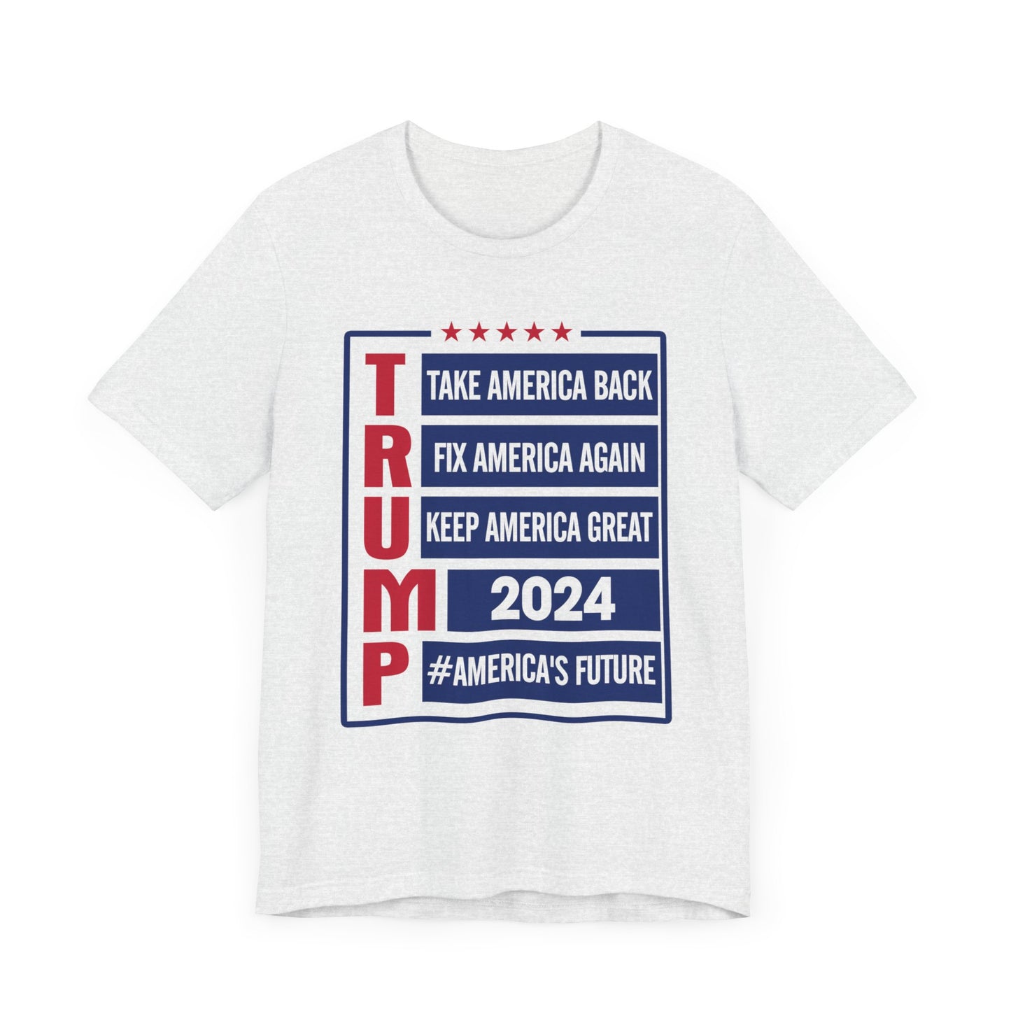 Trump 2024 America's Future T-Shirt, Politics, Vote, Election, Republican