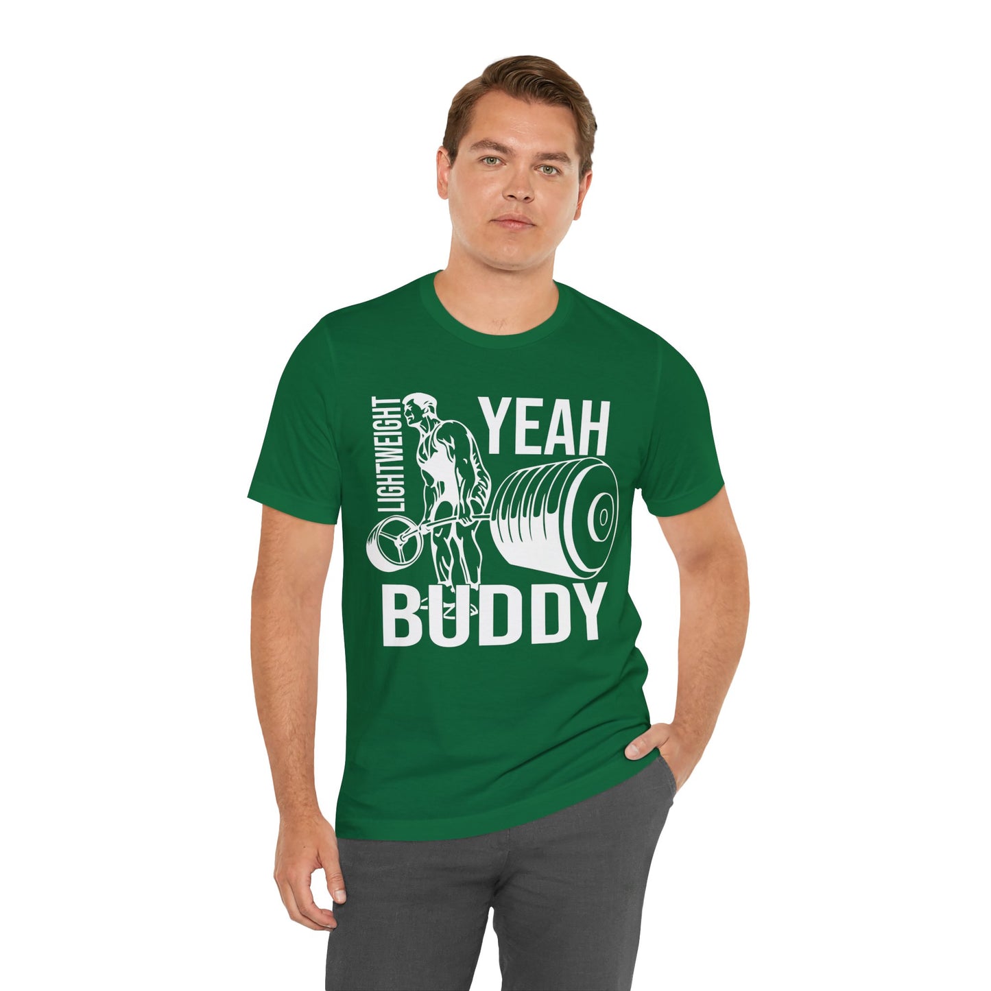 Lightweight Yeah Buddy T-Shirt, Gym Workout Fitness T-Shirt