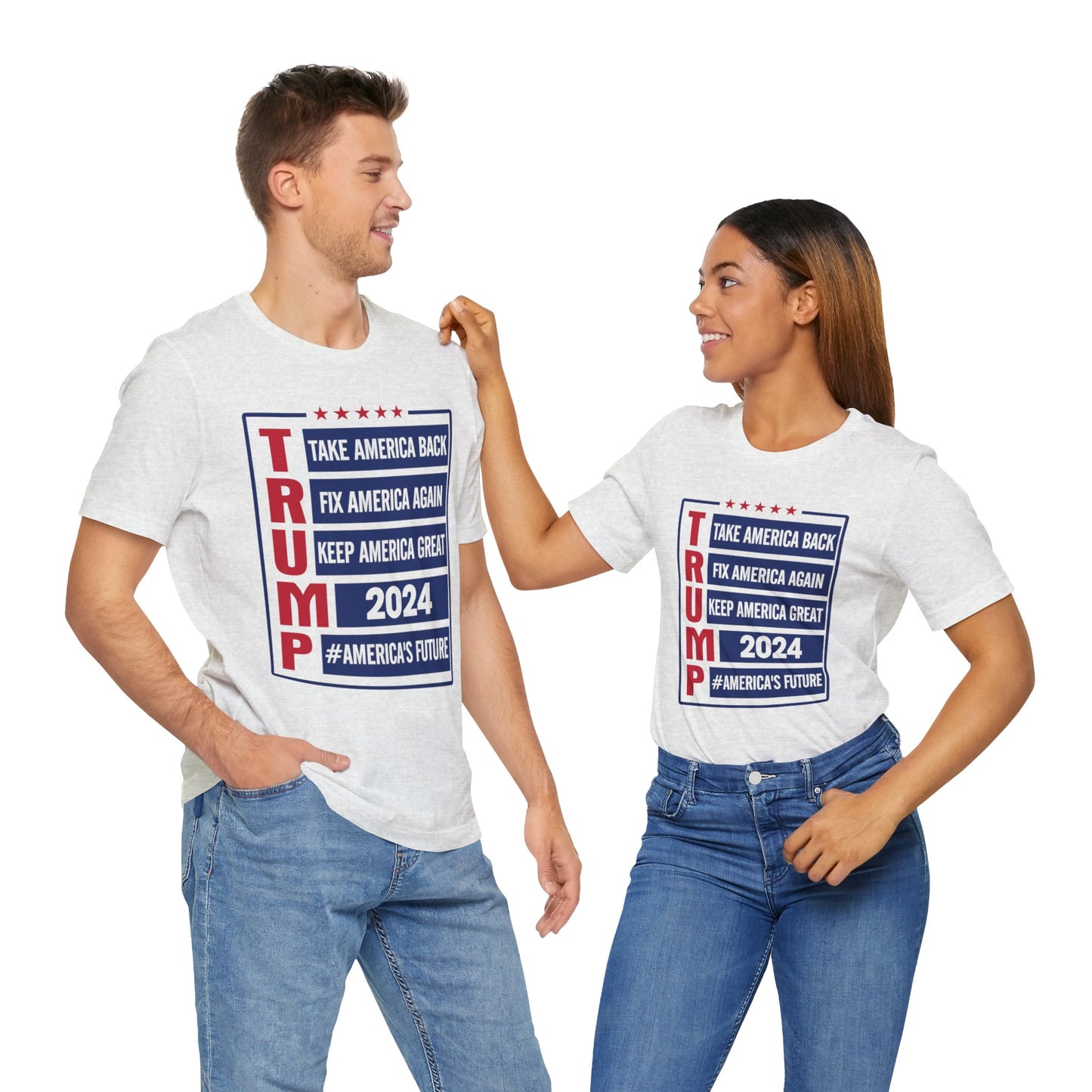 Trump 2024 America's Future T-Shirt, Politics, Vote, Election, Republican