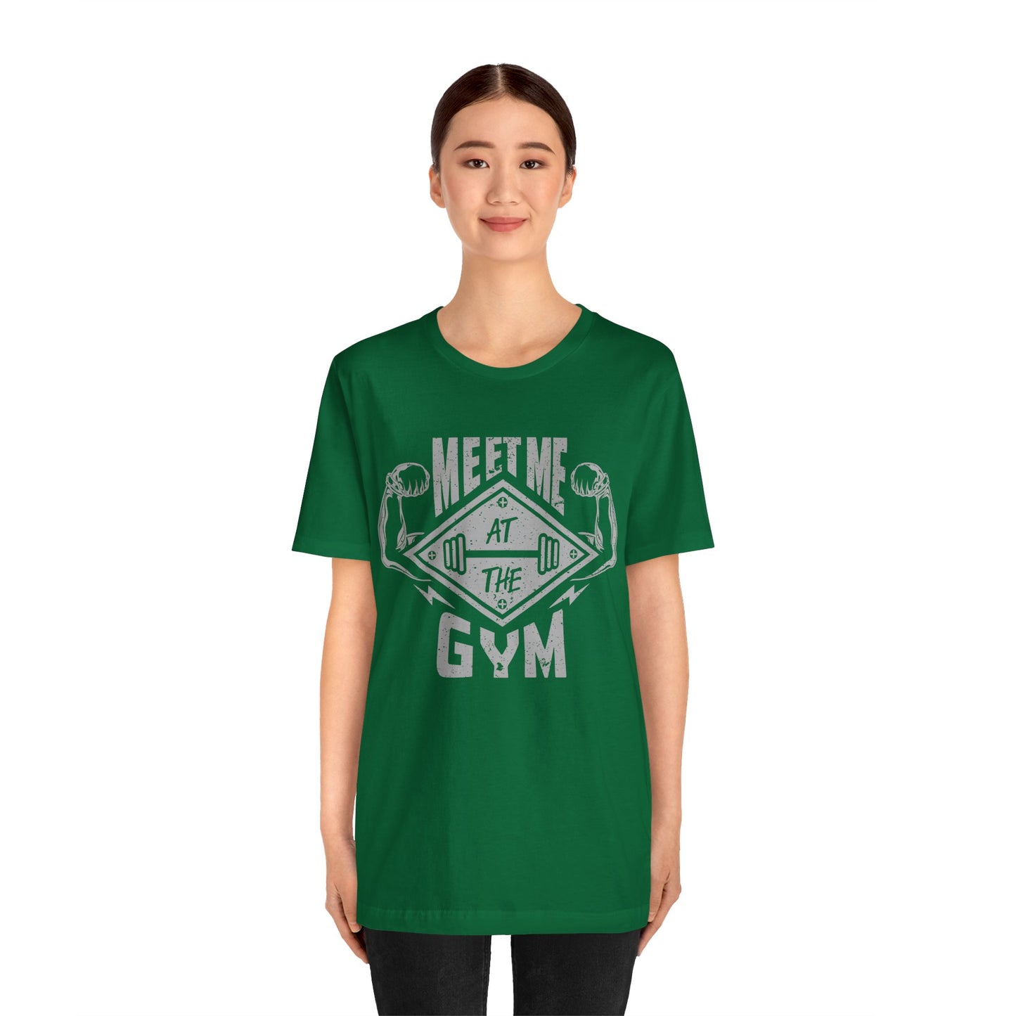 Meet Me At The Gym T-Shirt, Gym Workout Fitness T-Shirt
