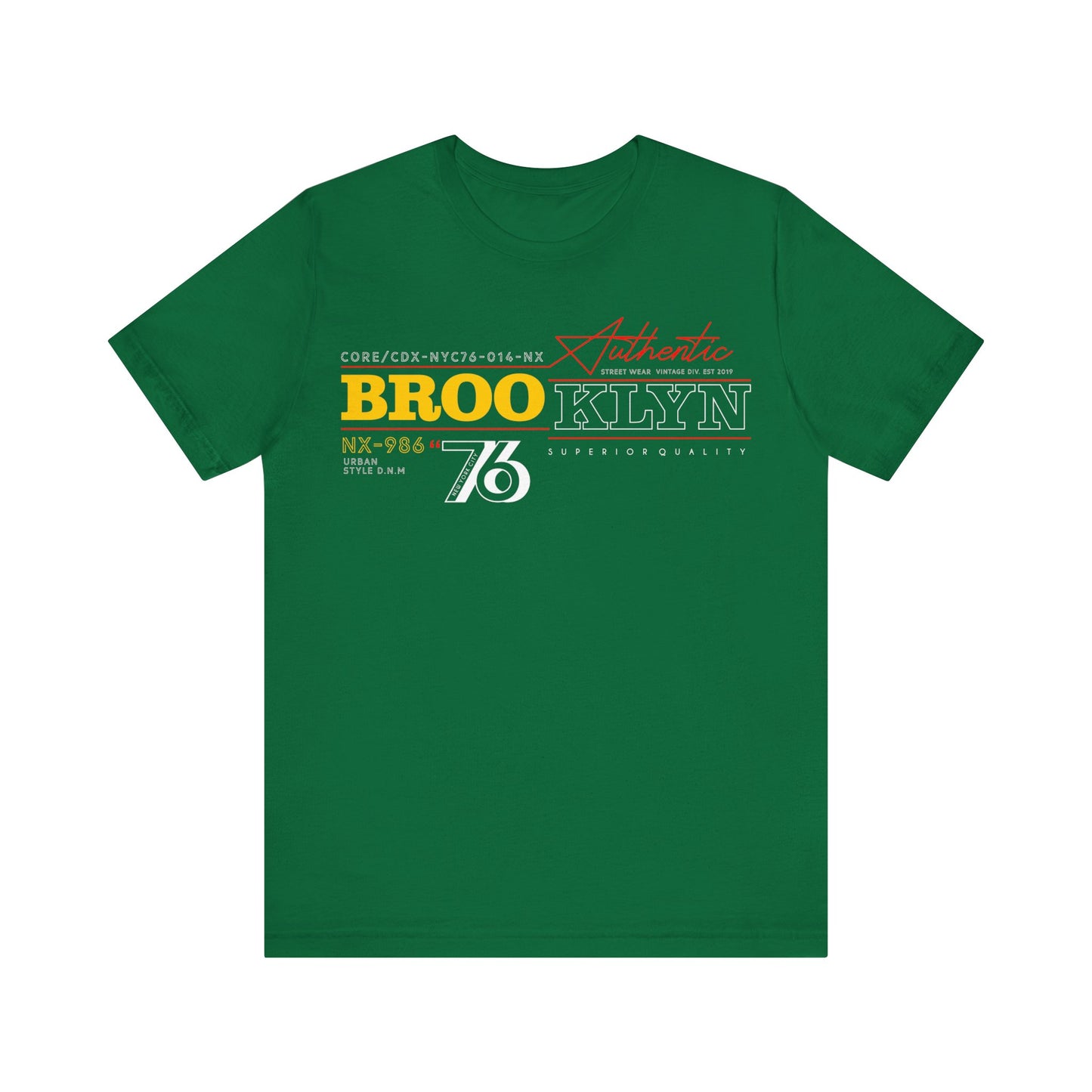 Brooklyn 55, Typography T-Shirt, Brooklyn, New York, NY