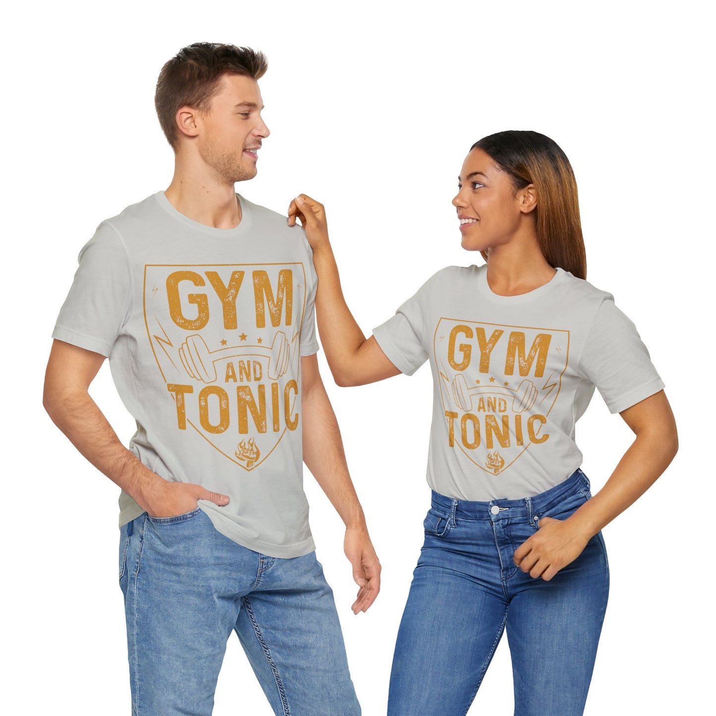 Gym and Tonic T-Shirt, Gym Workout Fitness T-Shirt