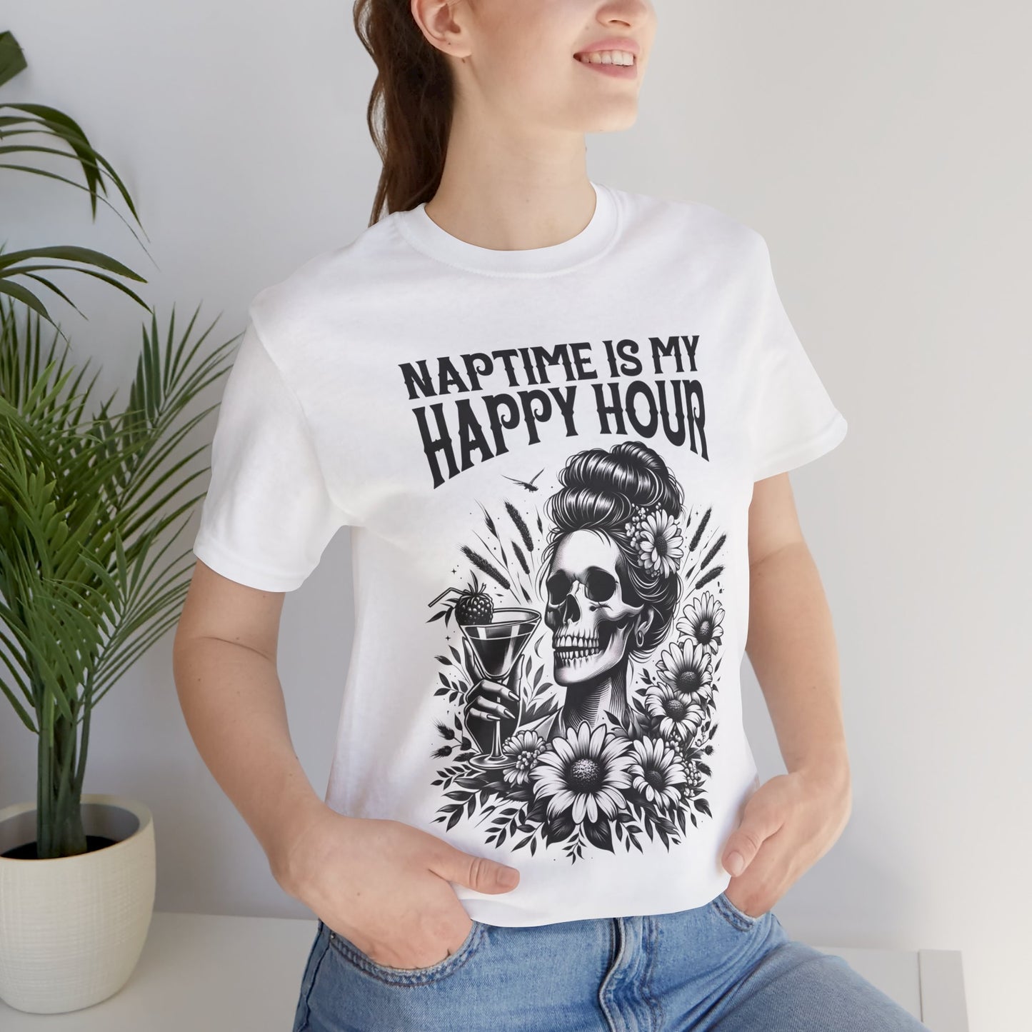 Naptime Is My Happy Hour T-Shirt, Mom, Funny, Mama T-Shirt