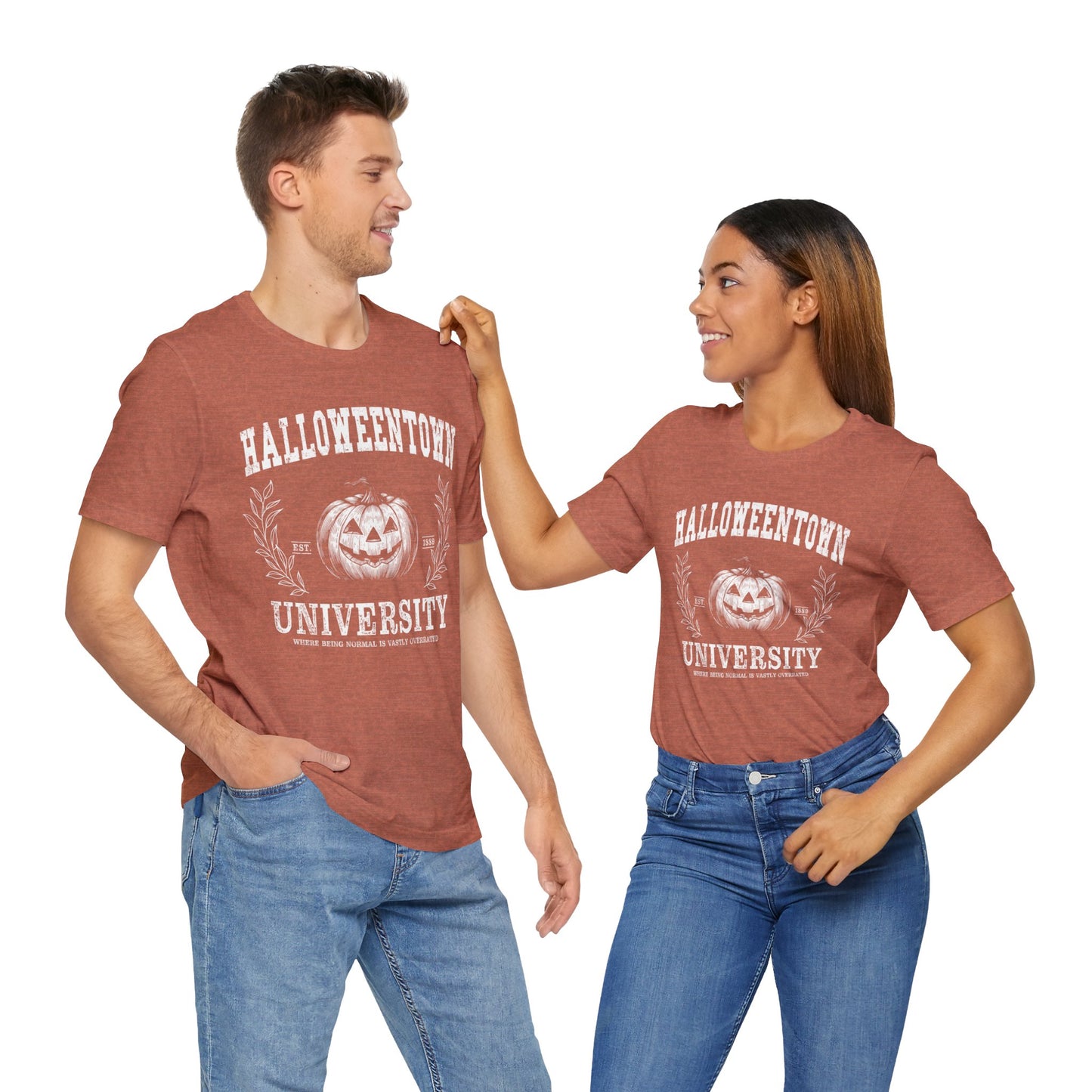 Halloween Town University T-Shirt, Halloween, Scary, Funny, Retro