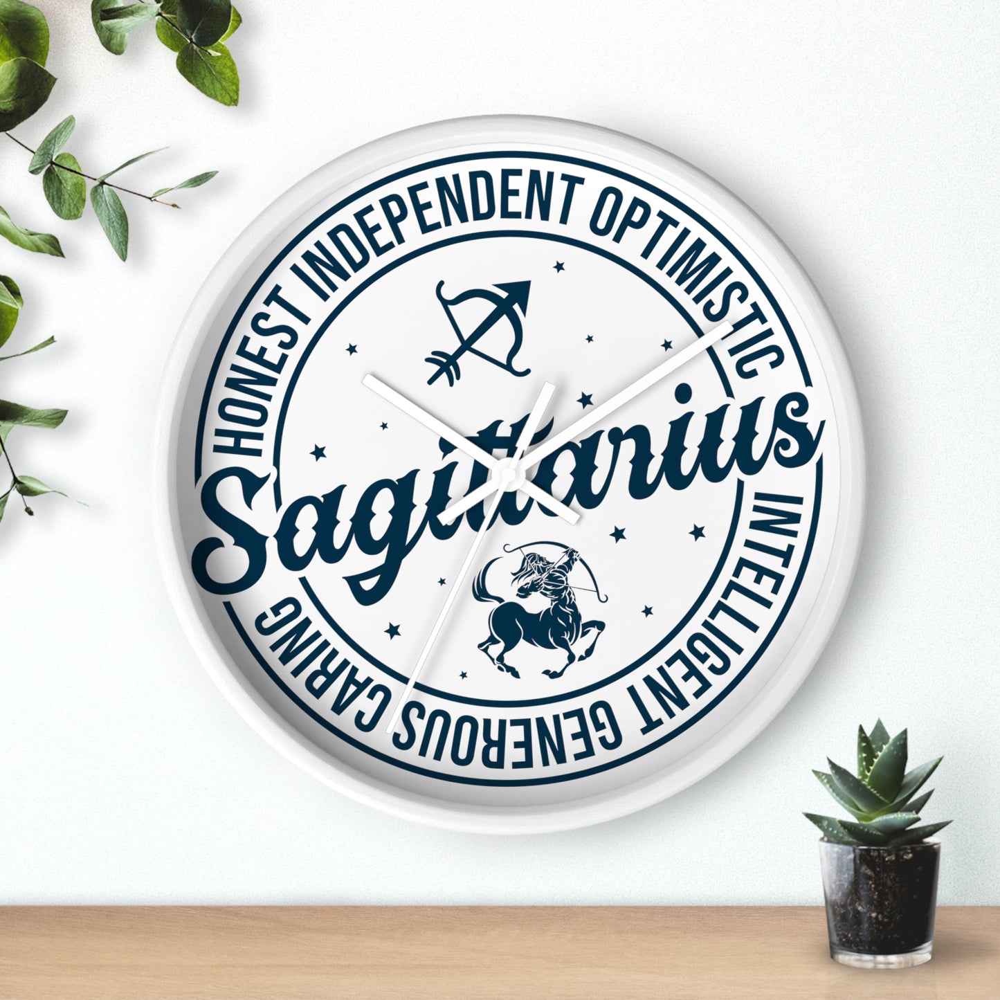Zodiac Sagittarius Wall Clock