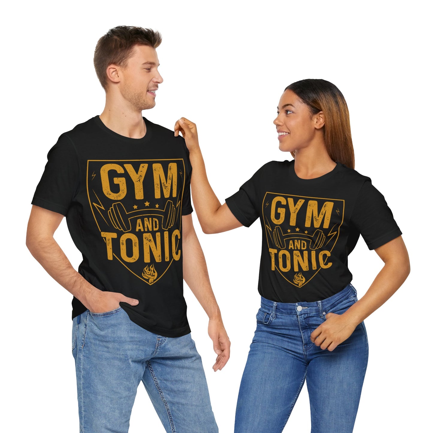 Gym and Tonic T-Shirt, Gym Workout Fitness T-Shirt