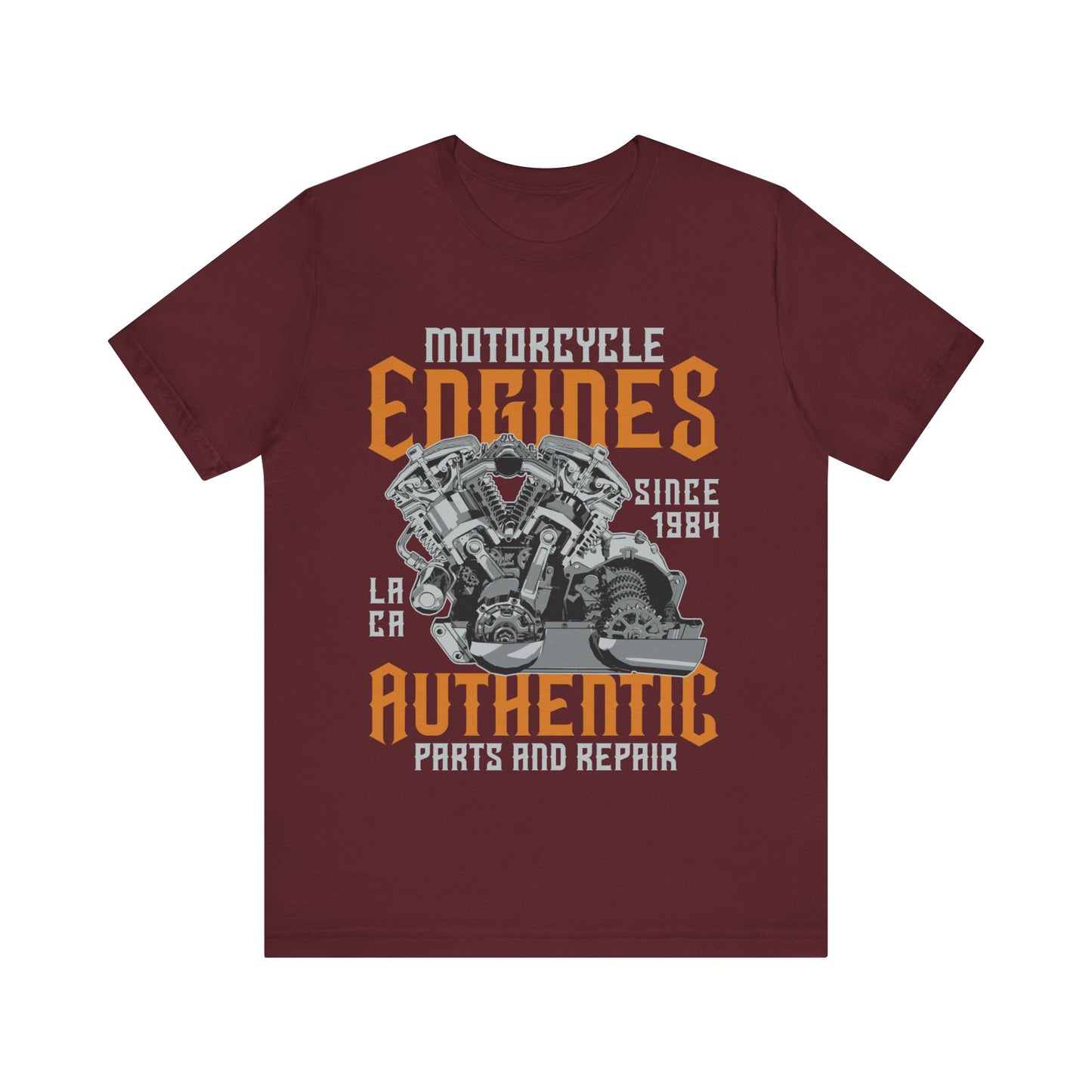 Motorcycle Engines Authentic Parts and Repair T-Shirt, Motorcycle Shop, Motorcycle Repair, Bikers T-Shirt