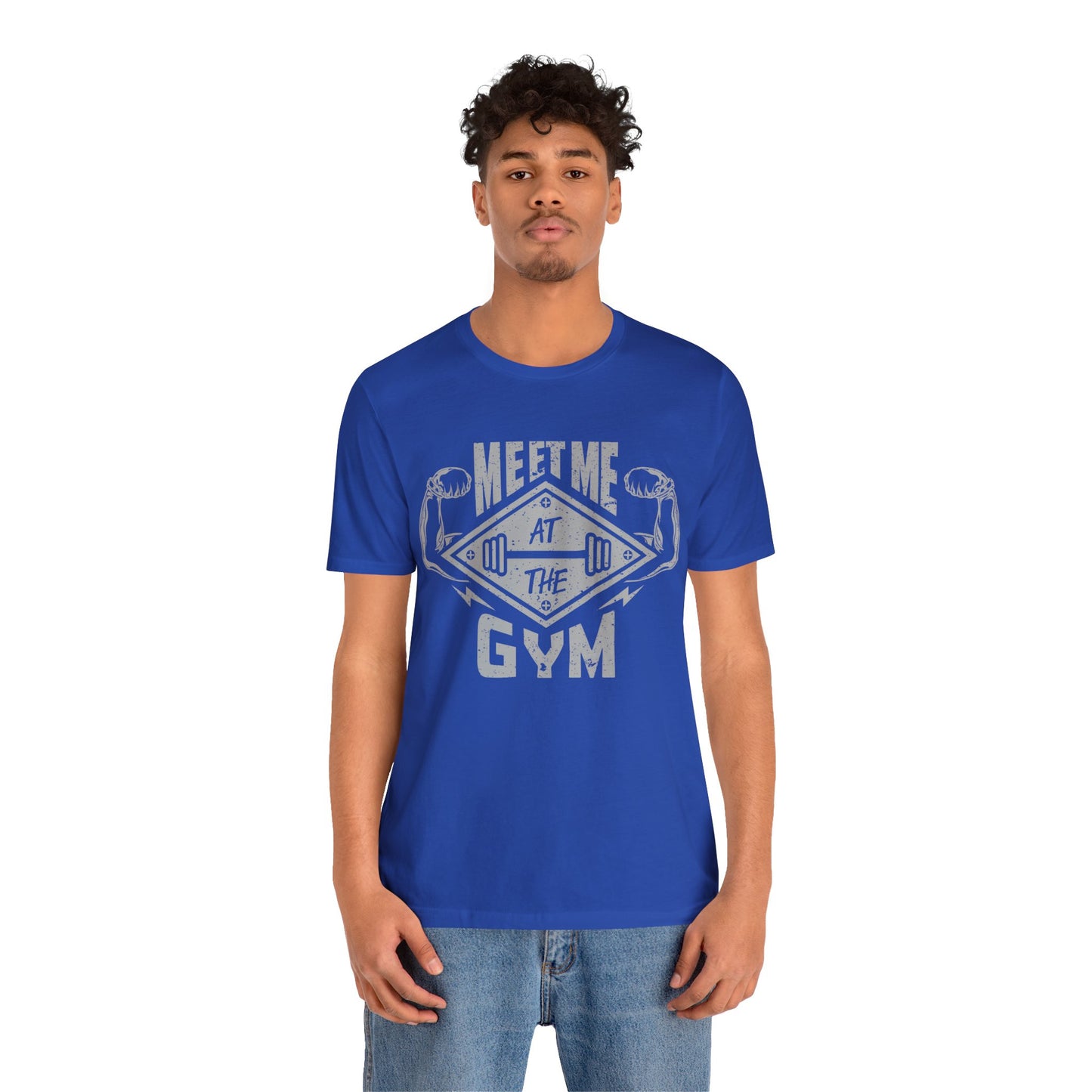 Meet Me At The Gym T-Shirt, Gym Workout Fitness T-Shirt