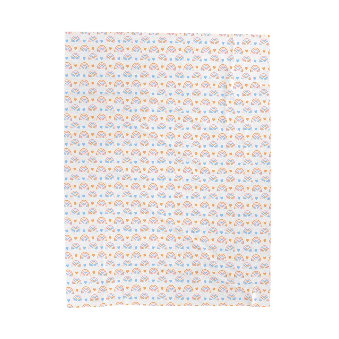 BOHO Rainbow pattern Velveteen Plush Blanket