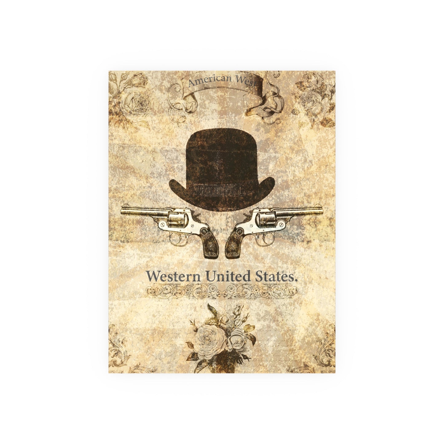 Western United States, Satin or Archival Matte Poster