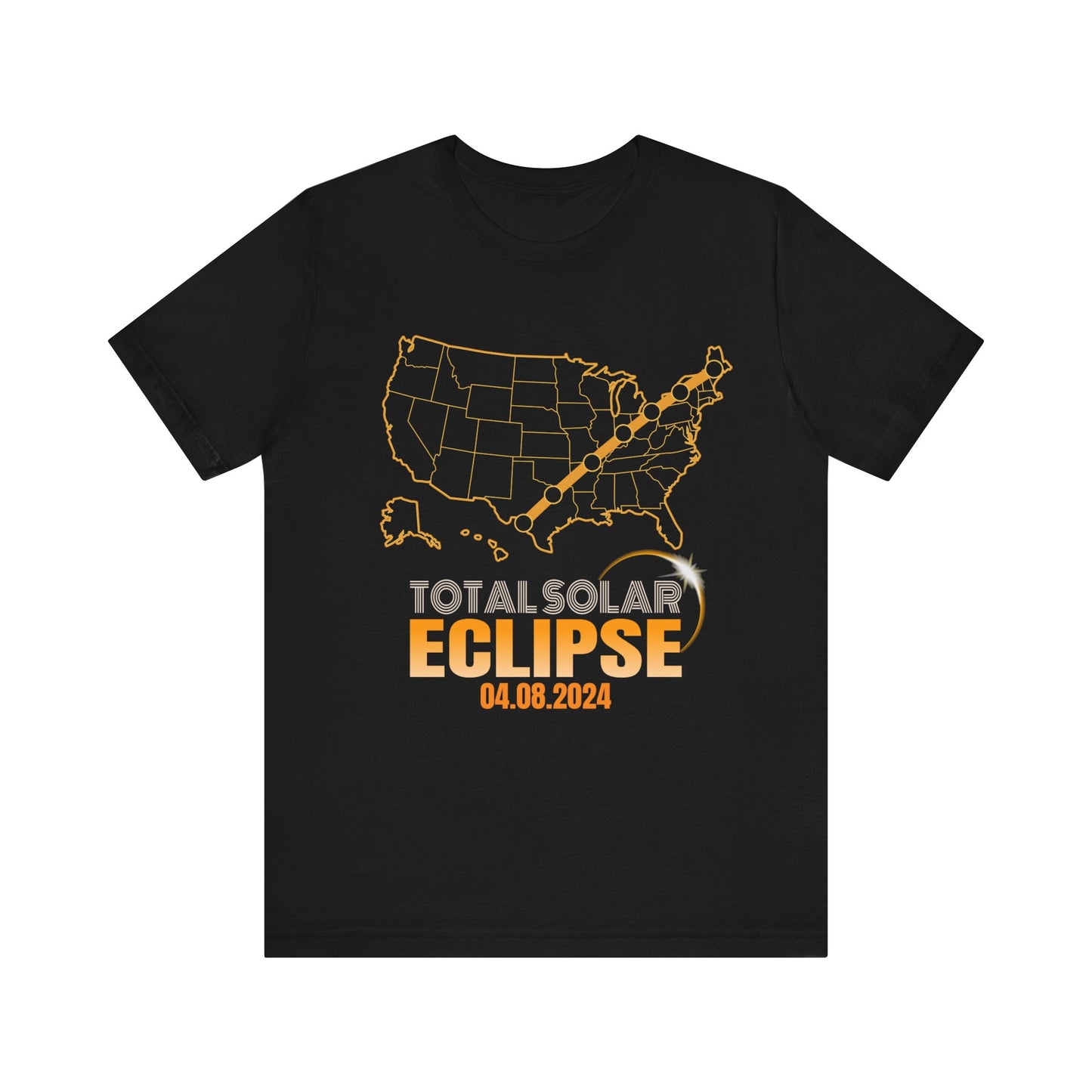 Total Solar Eclipse USA T-Shirt, Eclipse, Solar Eclipse, USA Path, Eclipse T-Shirt