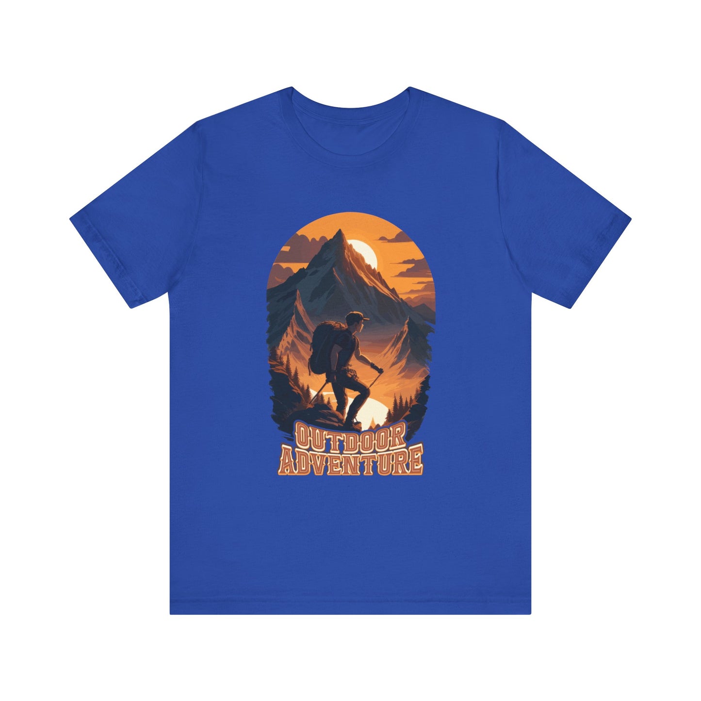 Outdoor Adventure T-Shirt, Adventure Hiking T-Shirt, Hiking Design 01, Outdoors, Mountain Hike T-Shirt, II