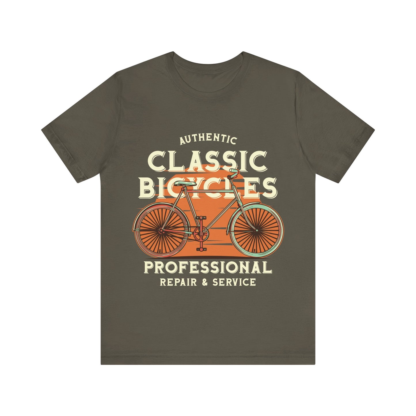 Classic Bicycles Parts and Repairs T-Shirt, Bike Repair, Bicycle T-Shirt