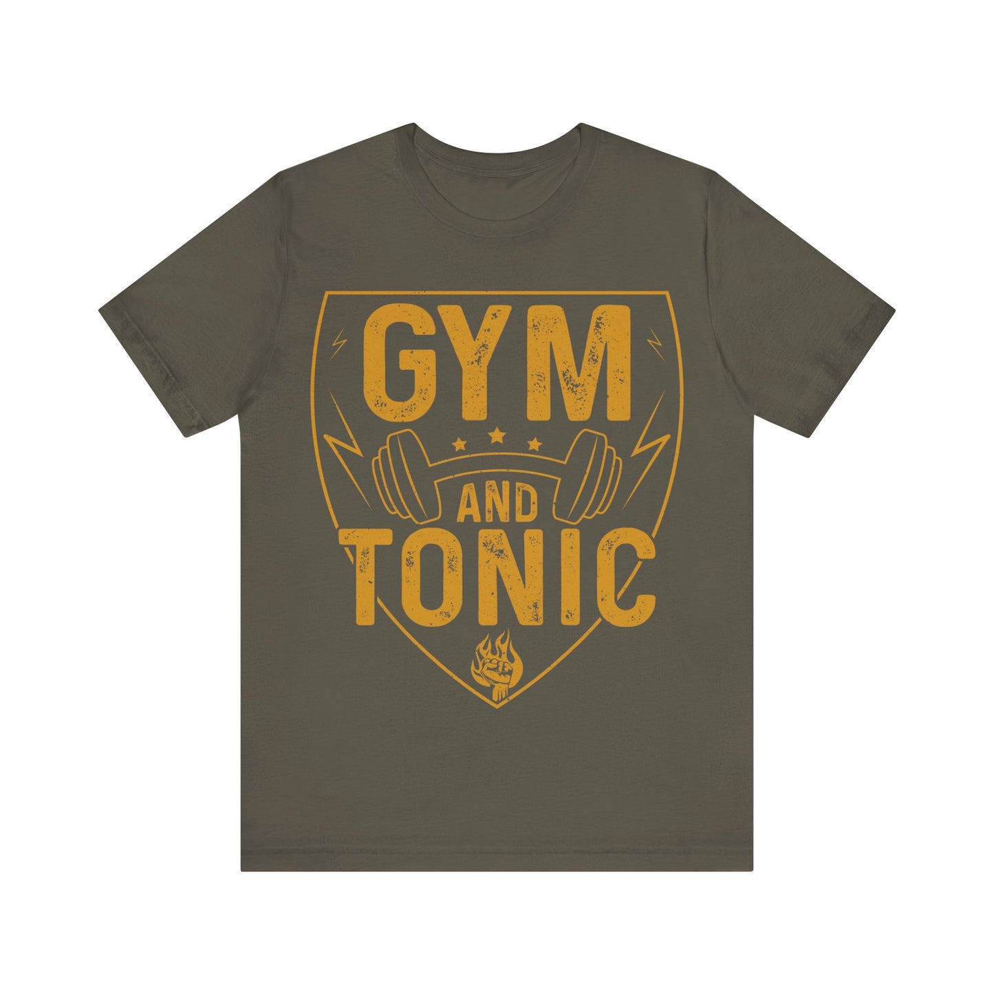 Gym and Tonic T-Shirt, Gym Workout Fitness T-Shirt