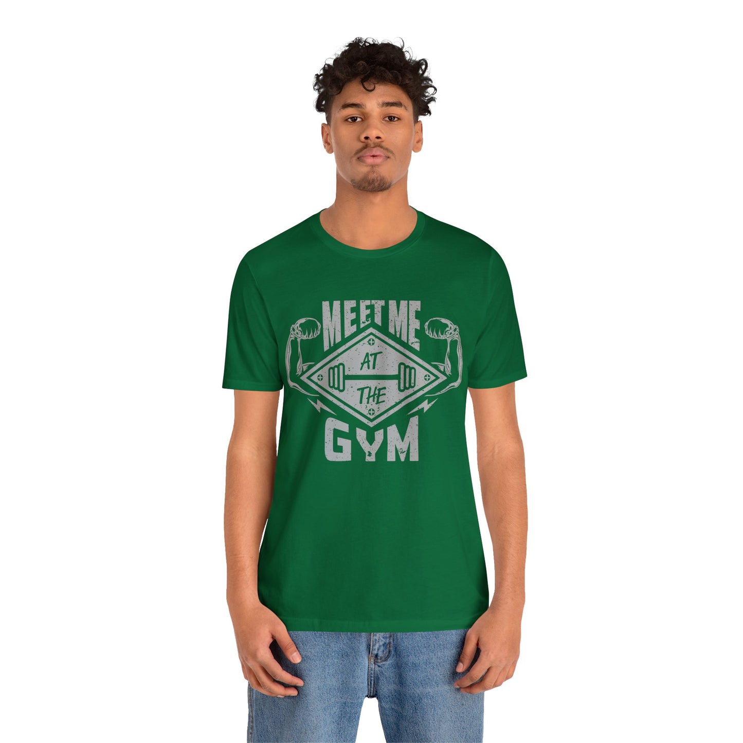 Meet Me At The Gym T-Shirt, Gym Workout Fitness T-Shirt
