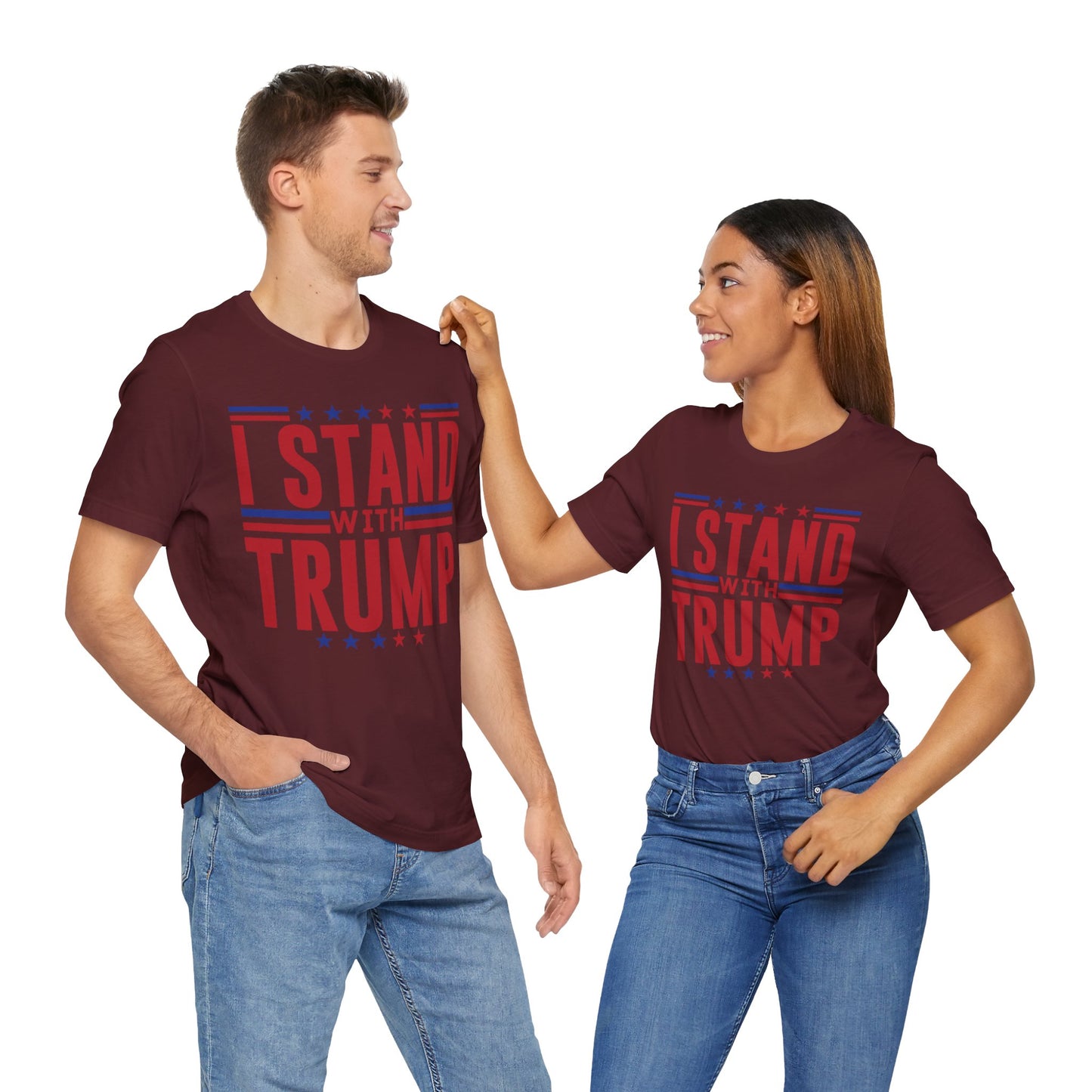 I Stand With Trump T-Shirt, Politics, Vote, Election, Republican