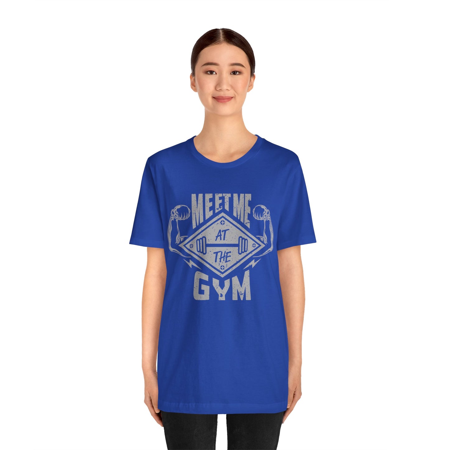 Meet Me At The Gym T-Shirt, Gym Workout Fitness T-Shirt