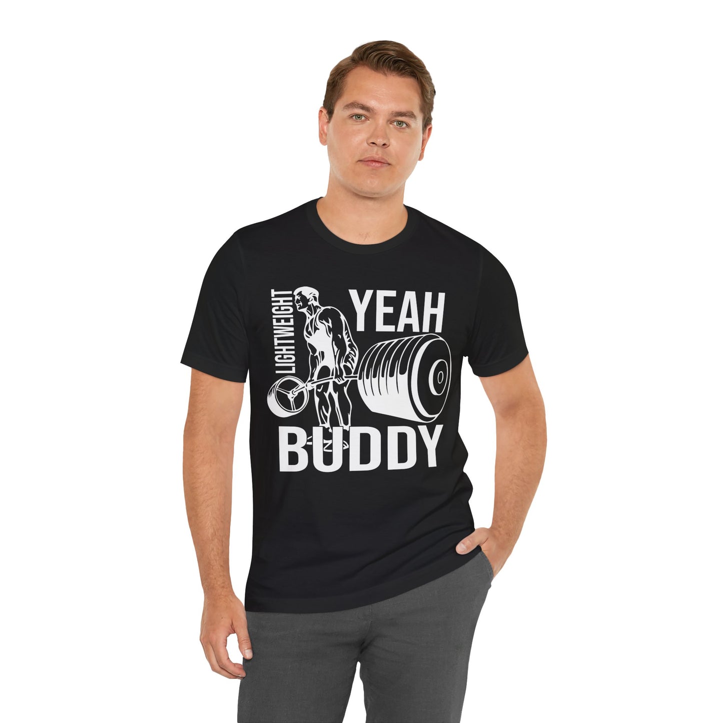 Lightweight Yeah Buddy T-Shirt, Gym Workout Fitness T-Shirt
