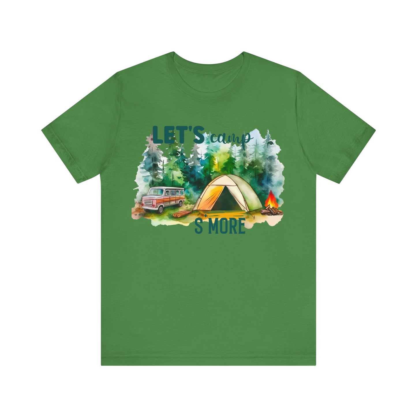 Let's Camp S More T-Shirt, Camping, Outdoors T-Shirt