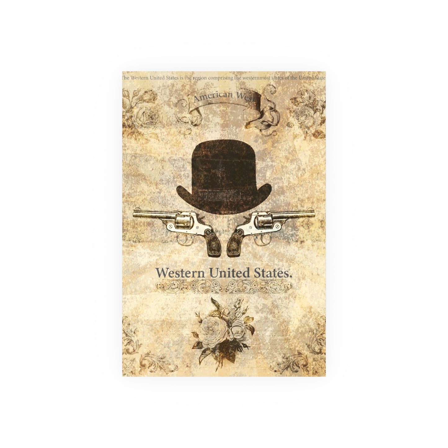 Western United States, Satin or Archival Matte Poster