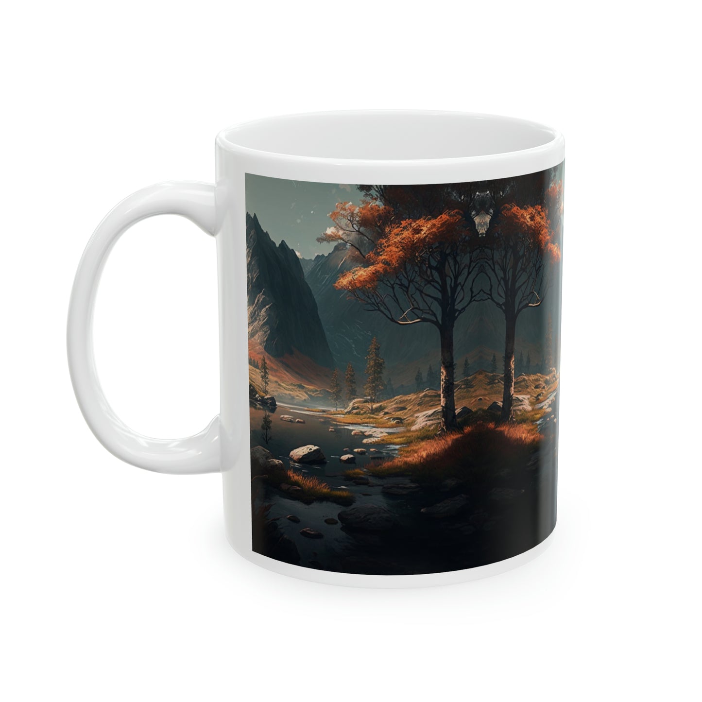 Landscape, Ceramic Mug, 11oz