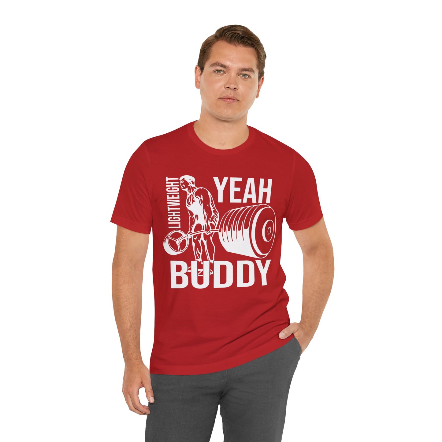 Lightweight Yeah Buddy T-Shirt, Gym Workout Fitness T-Shirt