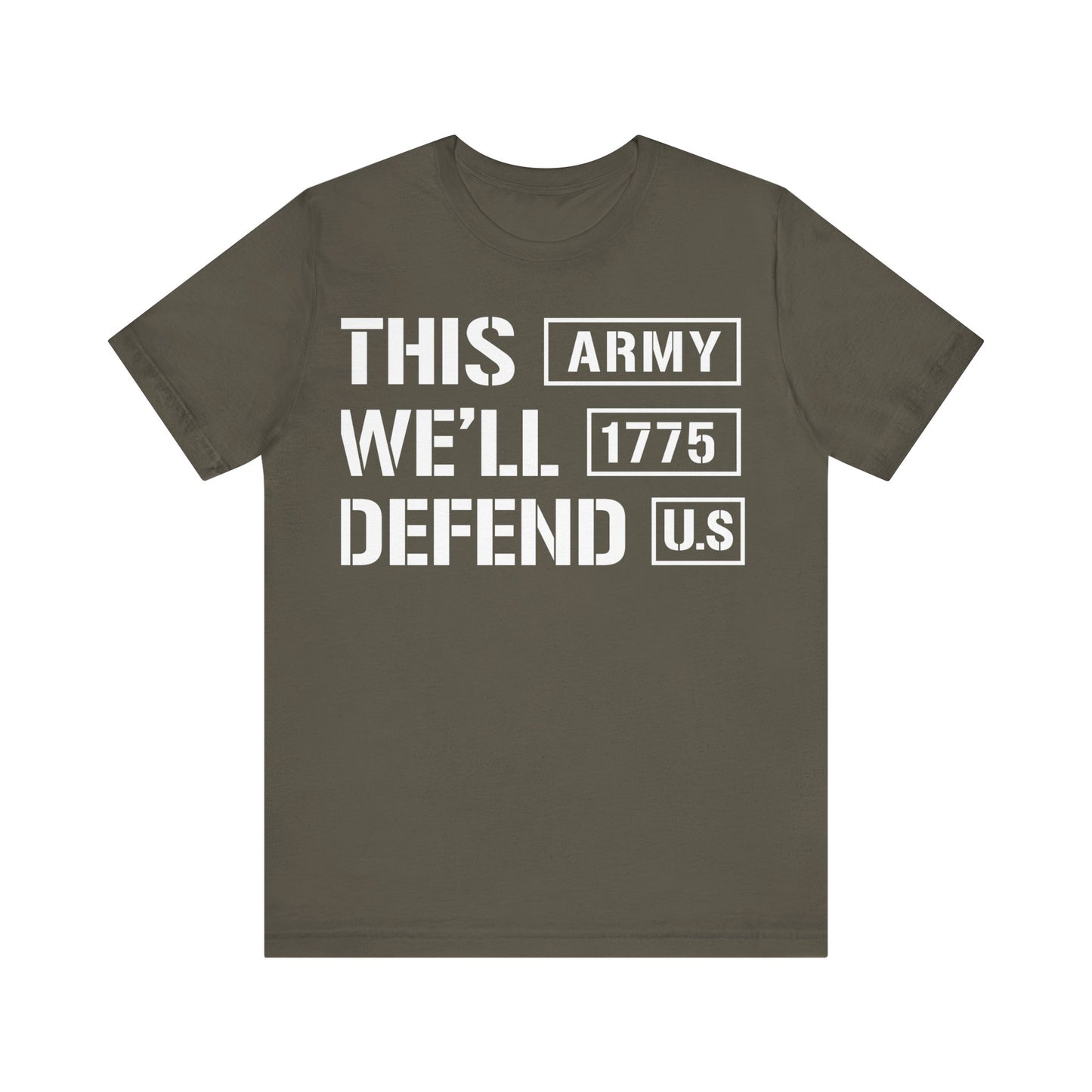This Army We'll Defend T-Shirt, Army, Military T-Shirt